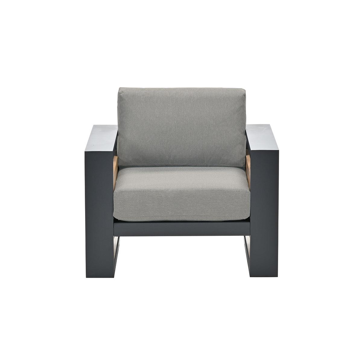 Garden Impressions Nika loungestoel - zand - teak look