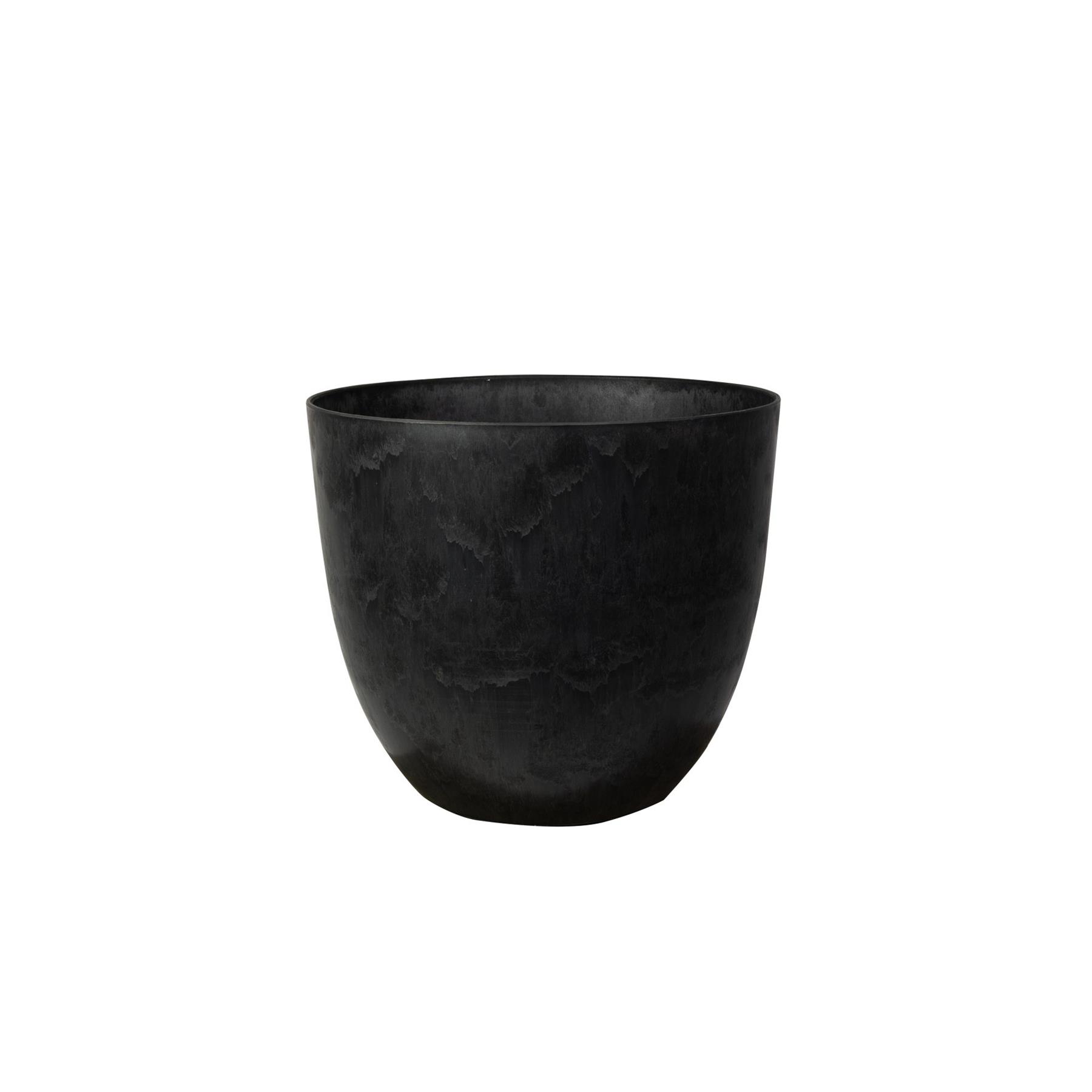 Artstone Bloempot Bola - 33x29 - Zwart
