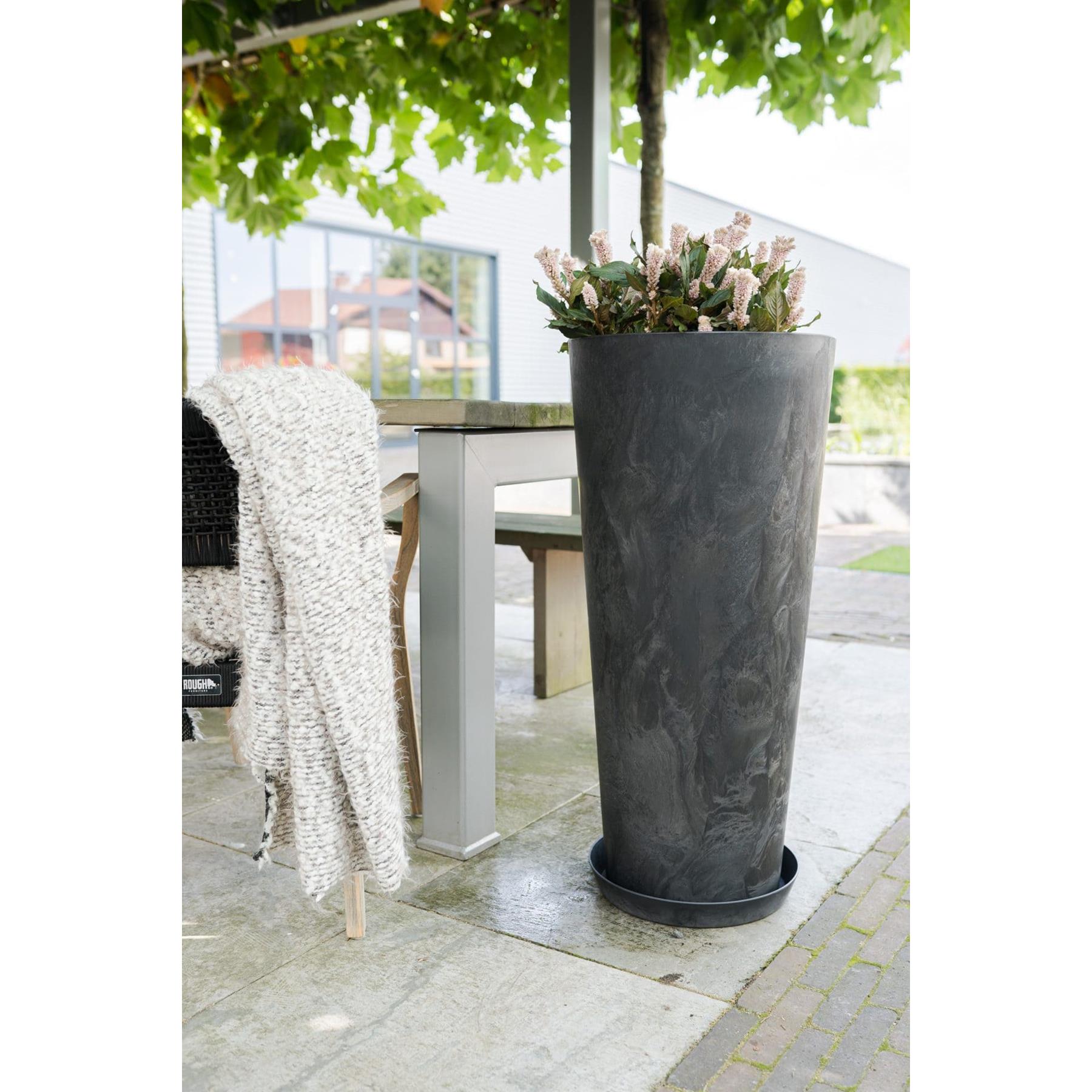 Artstone Vaas Claire - 28x49 - Zwart