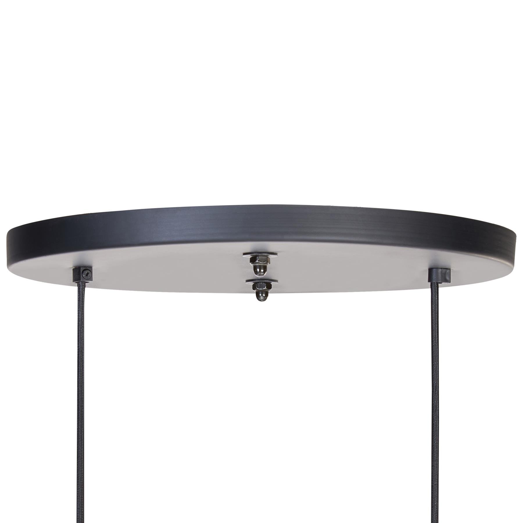 Beliani - BAGMATI - Hanglamp - Zwart|Koper - Mangohout