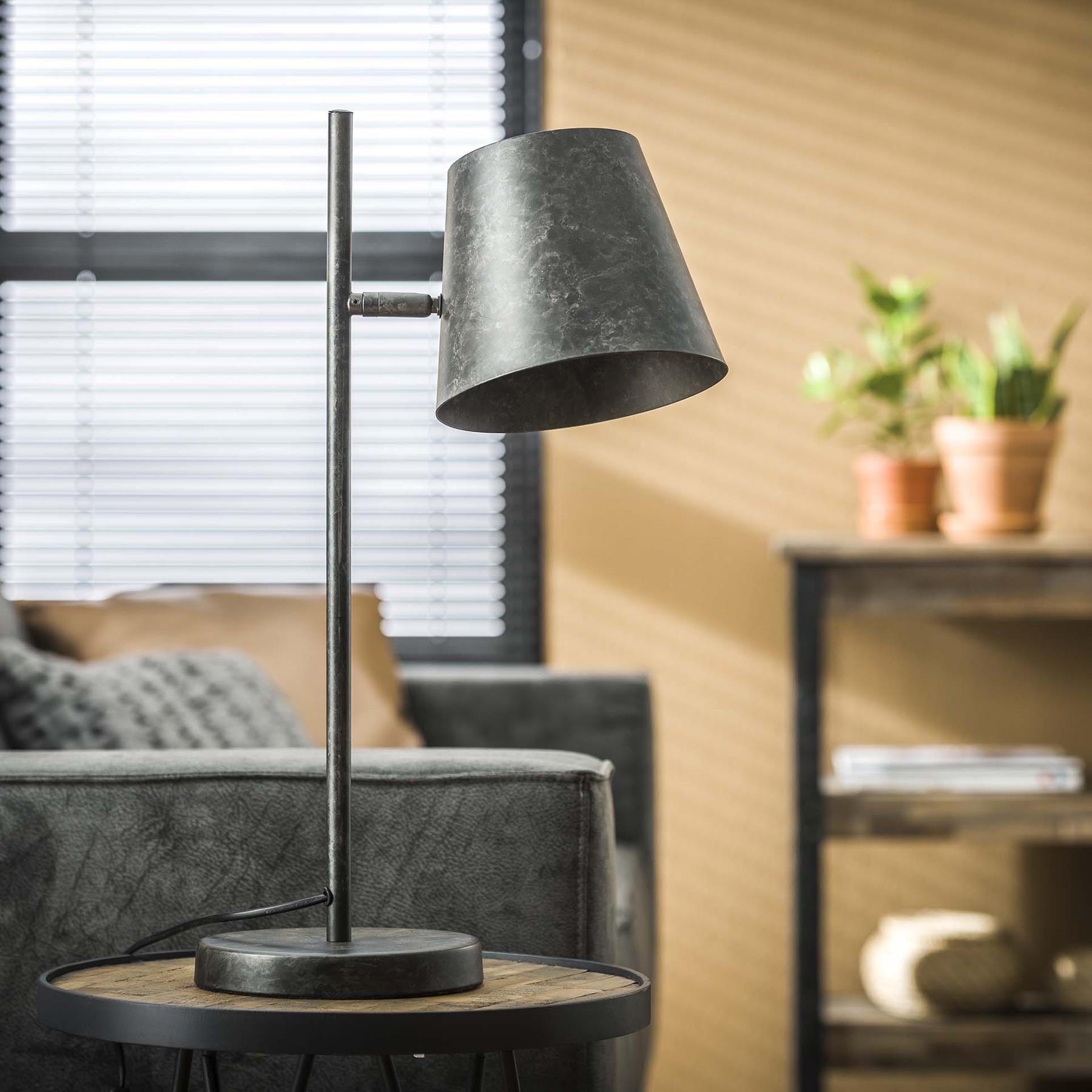 Hoyz - Tafellamp Industrieel - 1 Lamp - Verstelbare Metalen Kap