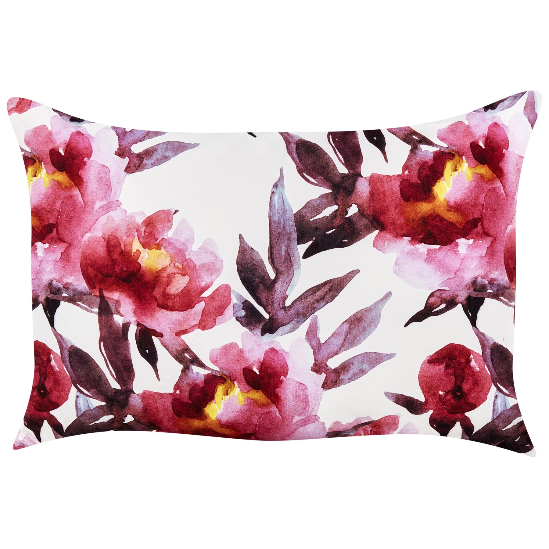Beliani-LANROSSO-Tuinkussen set van 2-Roze|Wit-40 x 60 cm-Polyester