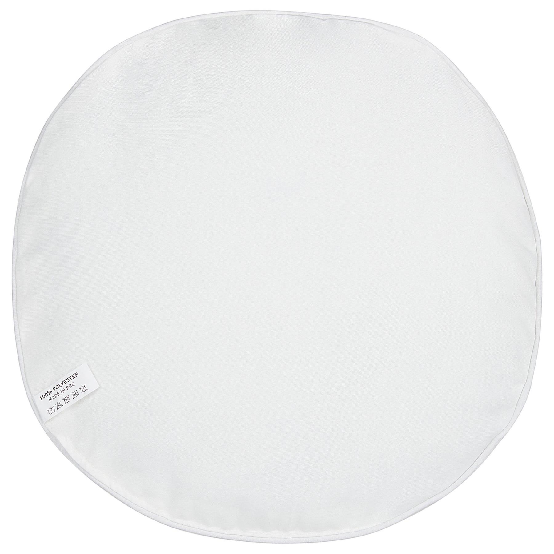 Beliani-LOANO-Tuinkussen set van 2-Wit|Groen-⌀ 40 cm-Polyester