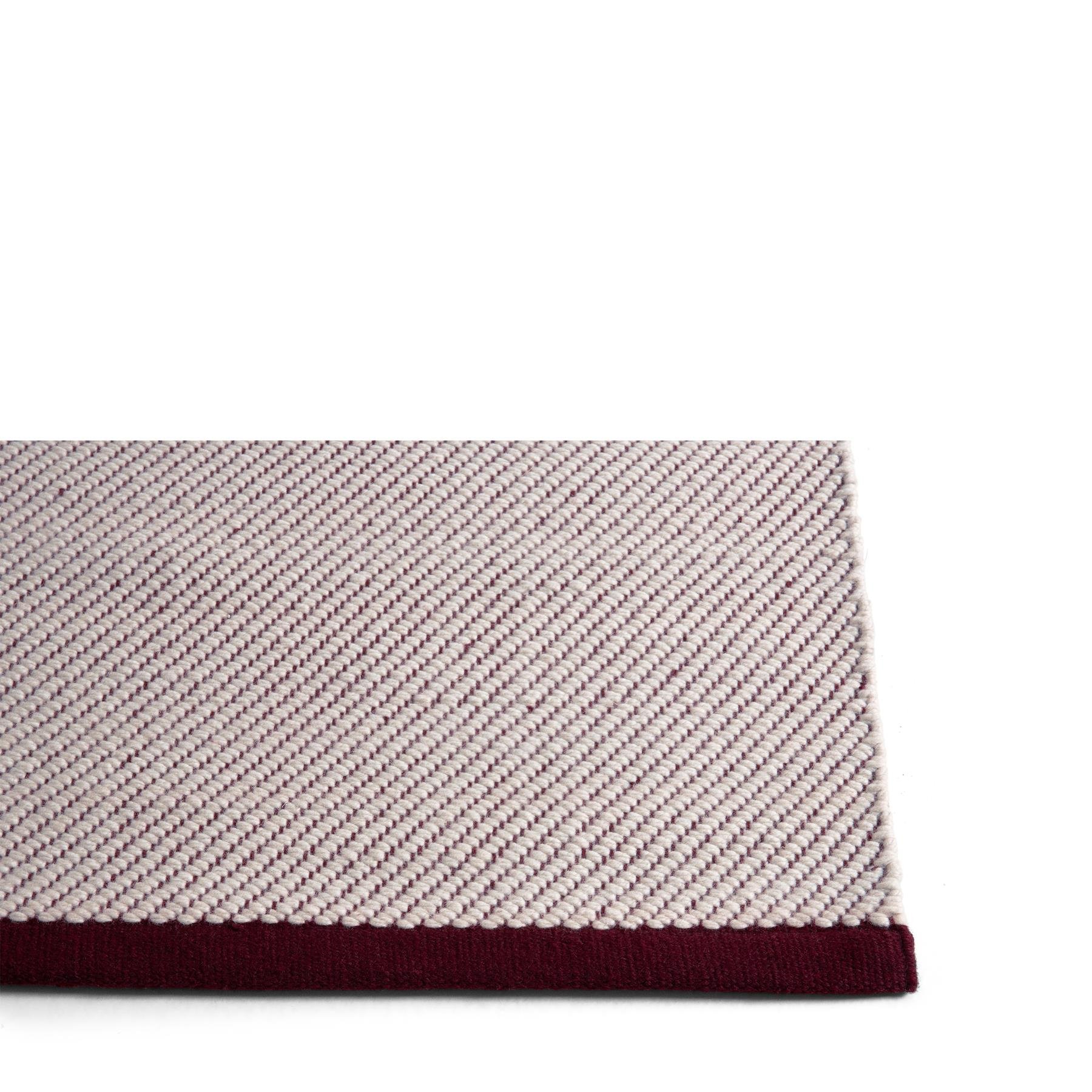 HAY Bias Vloerkleed 170 x 240 cm - Cherry