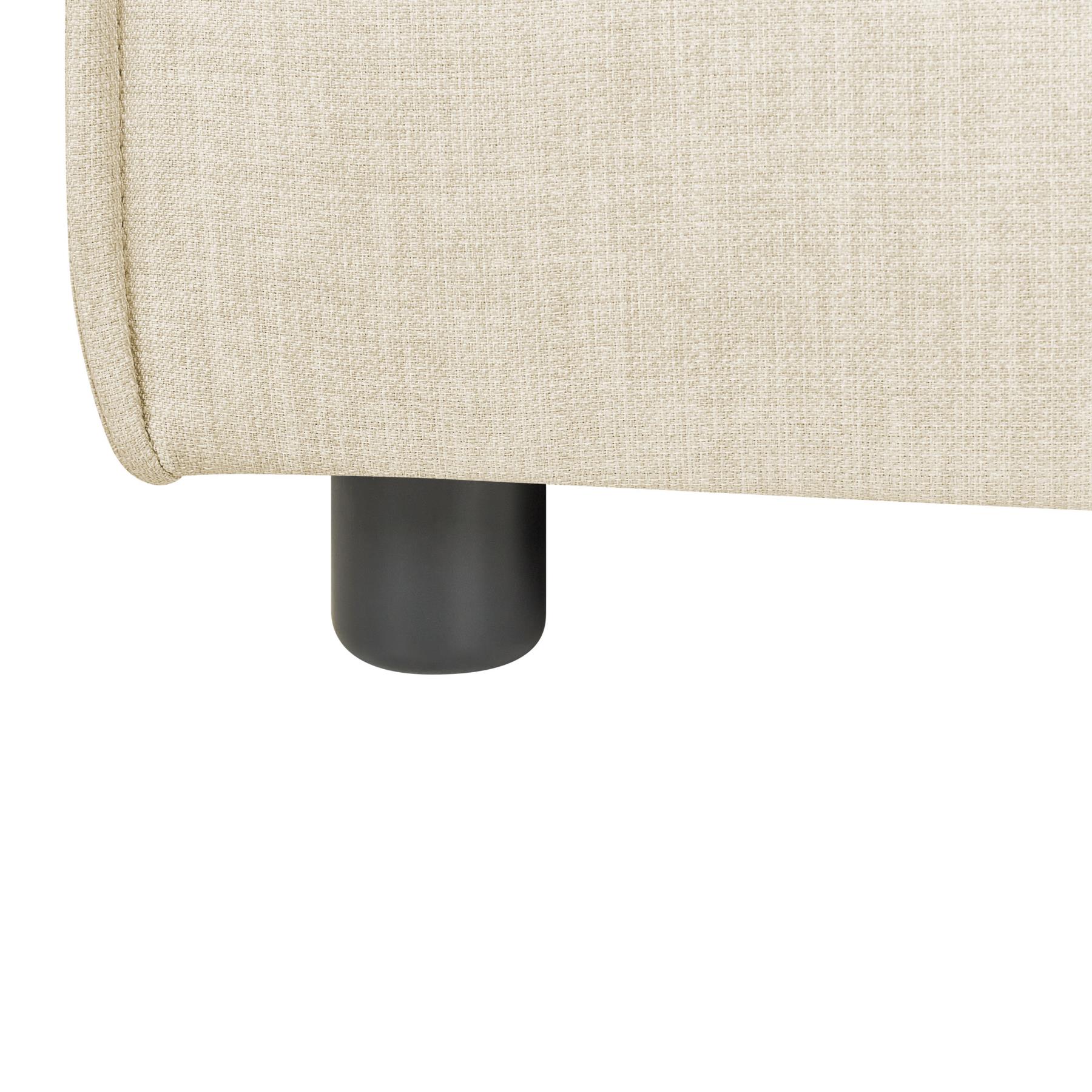 Beliani - APRICA - Hoekstuk - Beige - Linnen