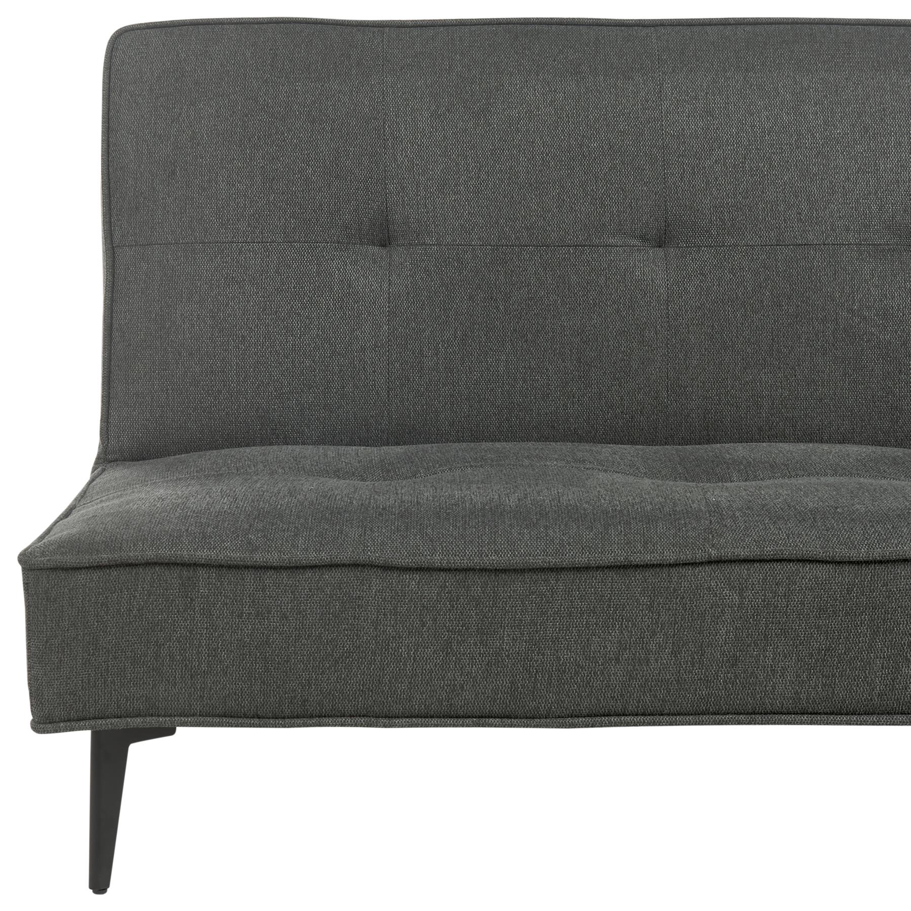 Beliani - ESSVIK - Slaapbank 3-zits - Donkergrijs - Polyester