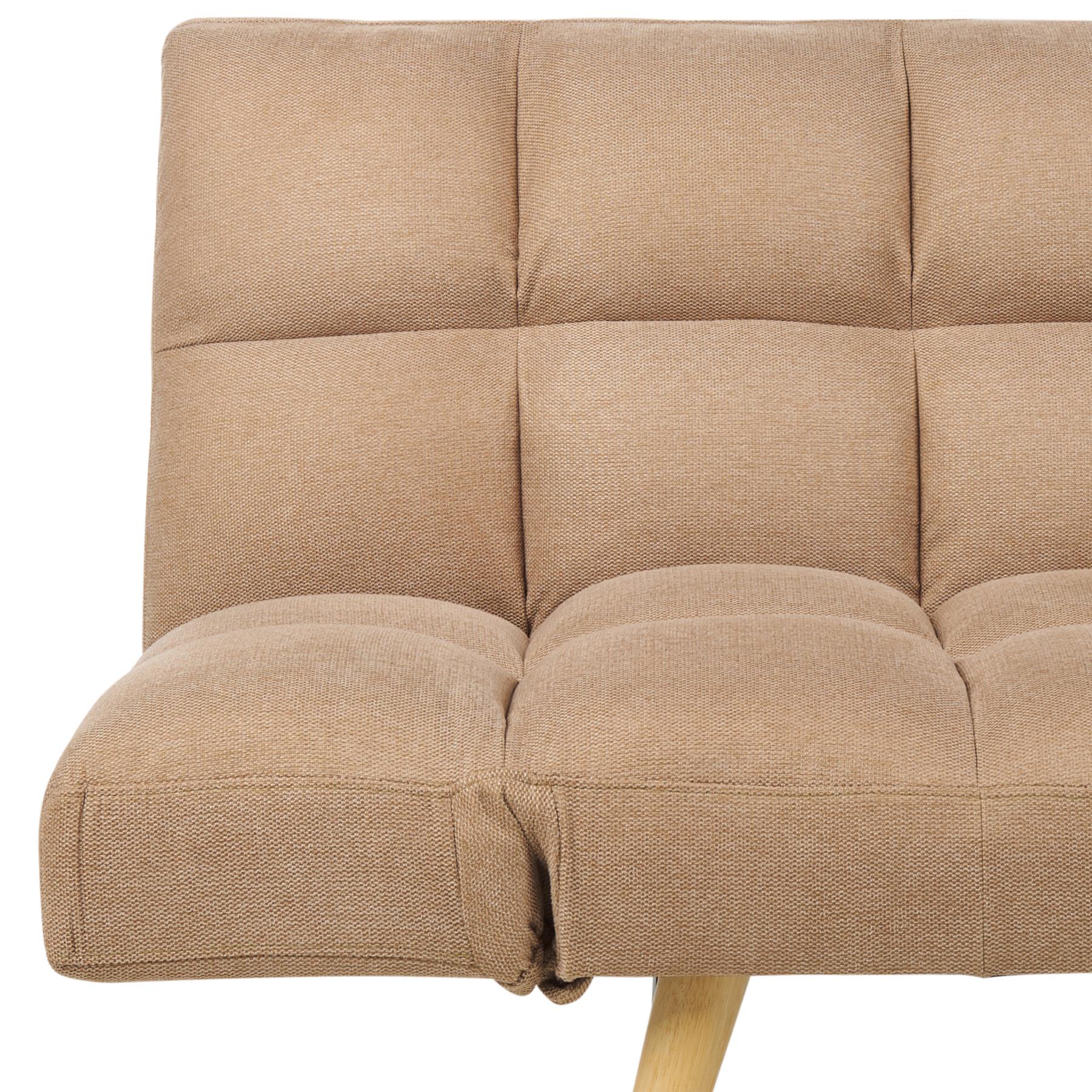 Beliani - INGARO - Slaapbank 3-zits - Bruin - Polyester