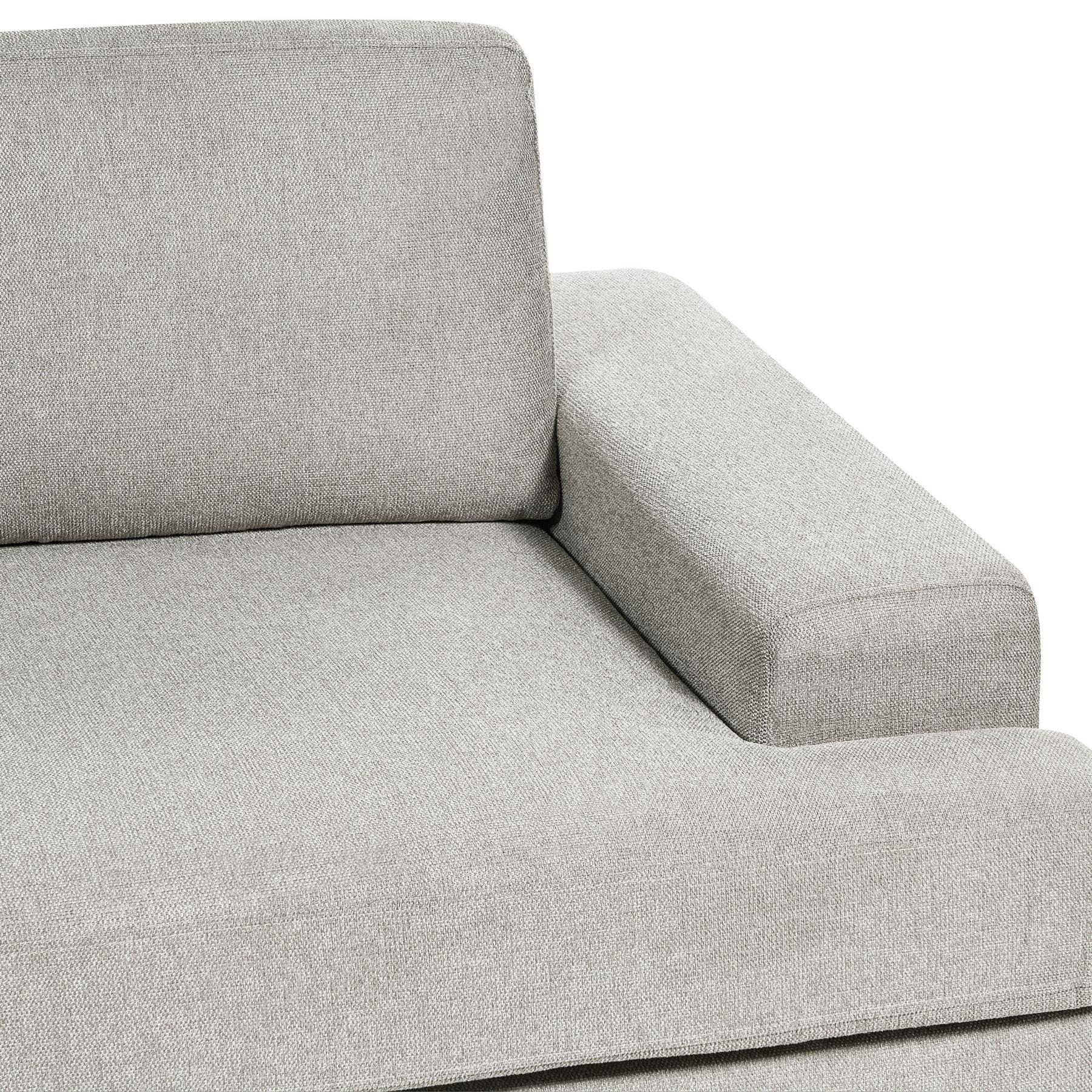 Beliani - ALLA - Driezitsbank - Lichtgrijs - Polyester
