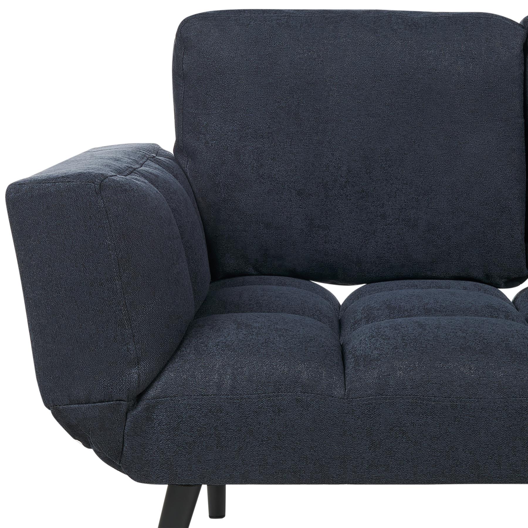 Beliani - BREKKE - Slaapbank - Donkerblauw - Polyester