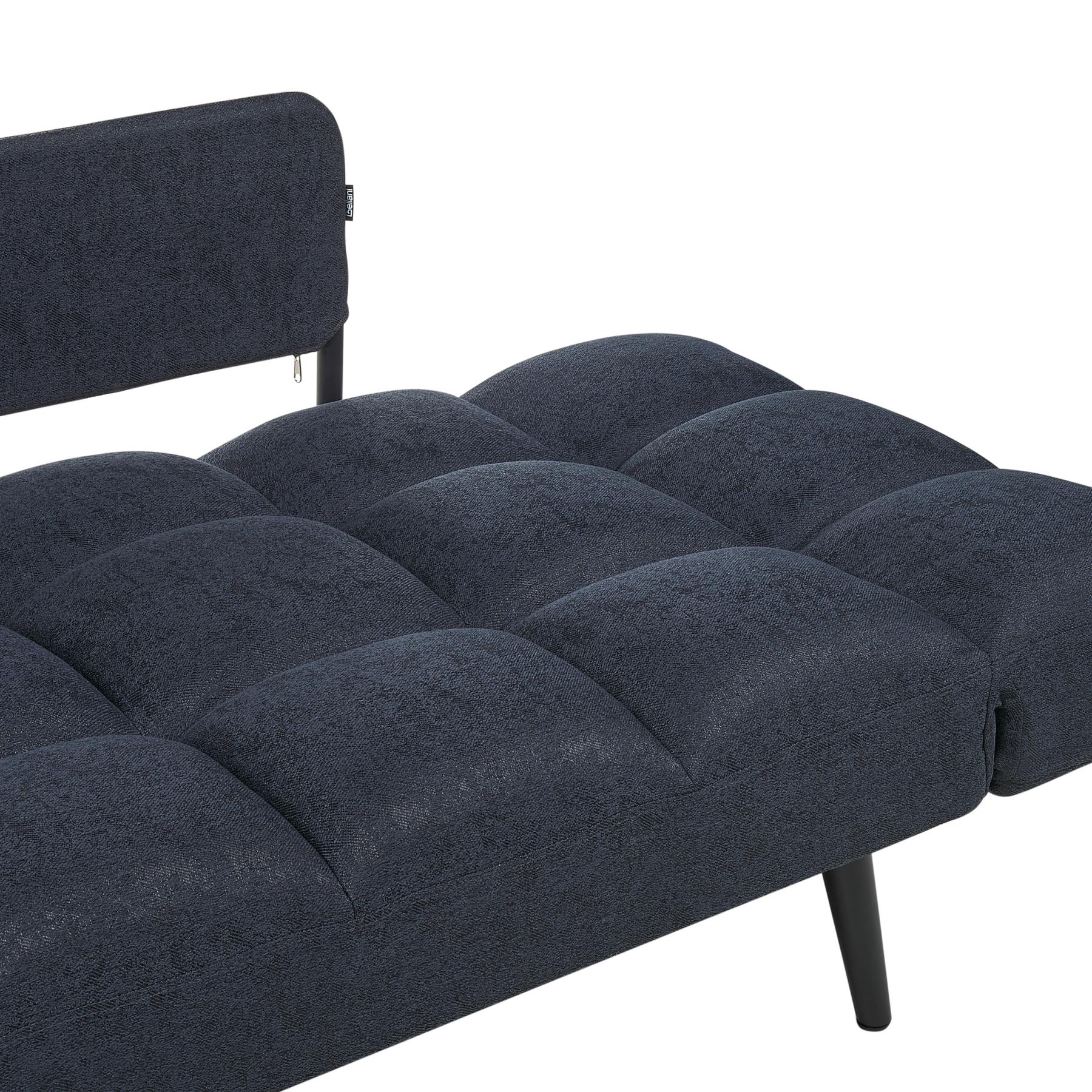 Beliani - BREKKE - Slaapbank - Donkerblauw - Polyester