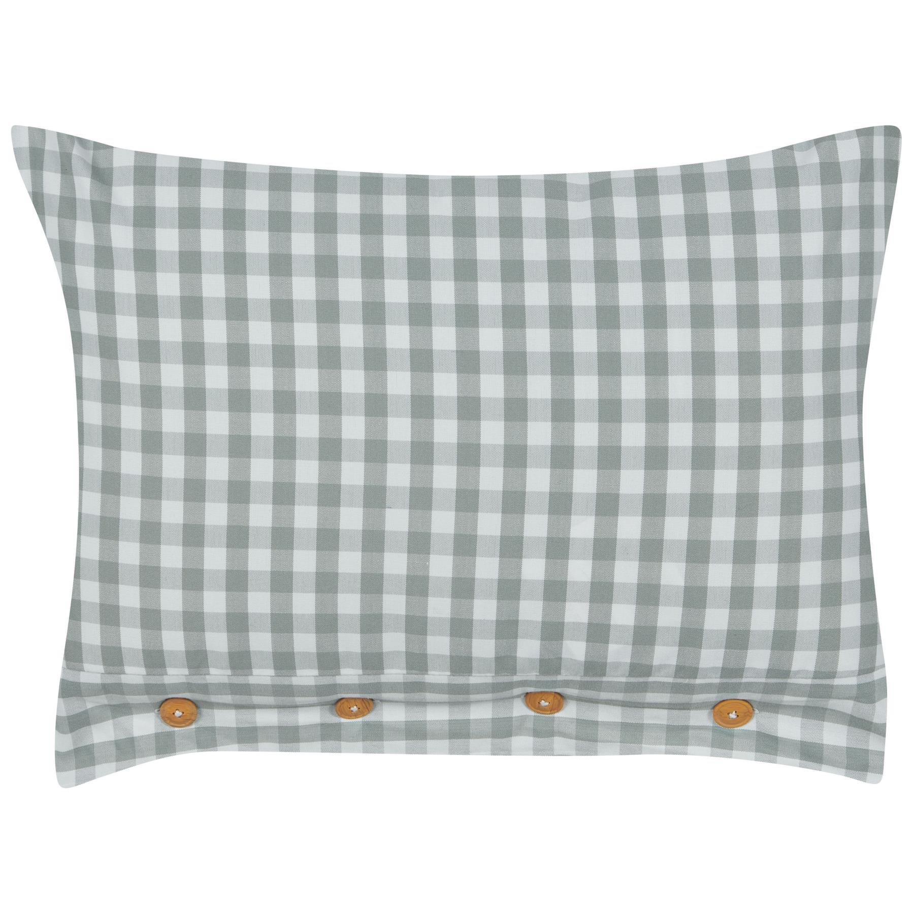 Beliani-TALYA -Sierkussen set van 2-Groen|Wit-40 x 60 cm-Polyester