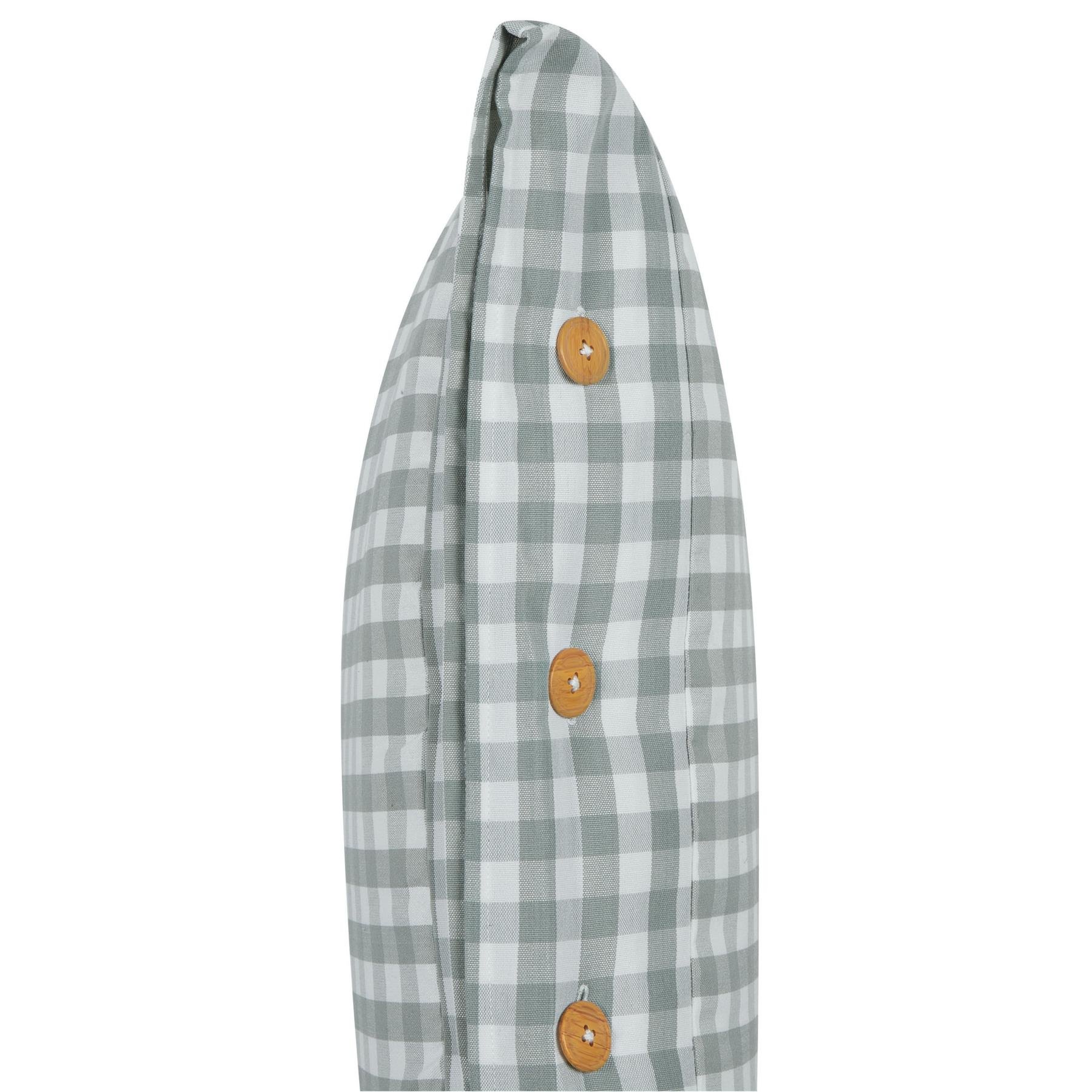 Beliani-TALYA -Sierkussen set van 2-Groen|Wit-40 x 60 cm-Polyester