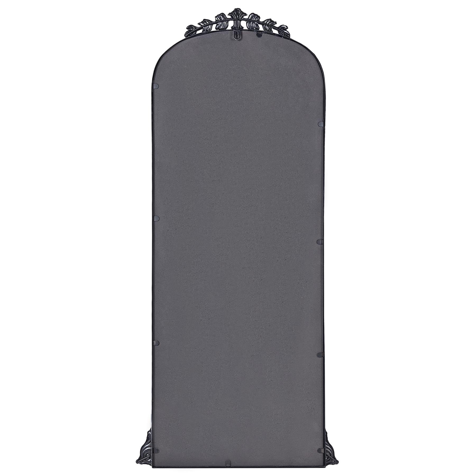 Beliani - LIVRY - Wandspiegel - Zwart - 51 x 114 cm - Metaal
