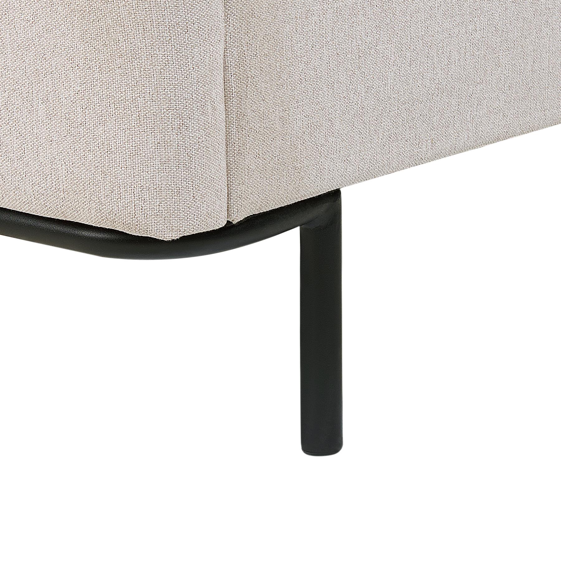 Beliani - CORIO - Tweepersoonsbed - Crème - 180 x 200 cm - Polyester