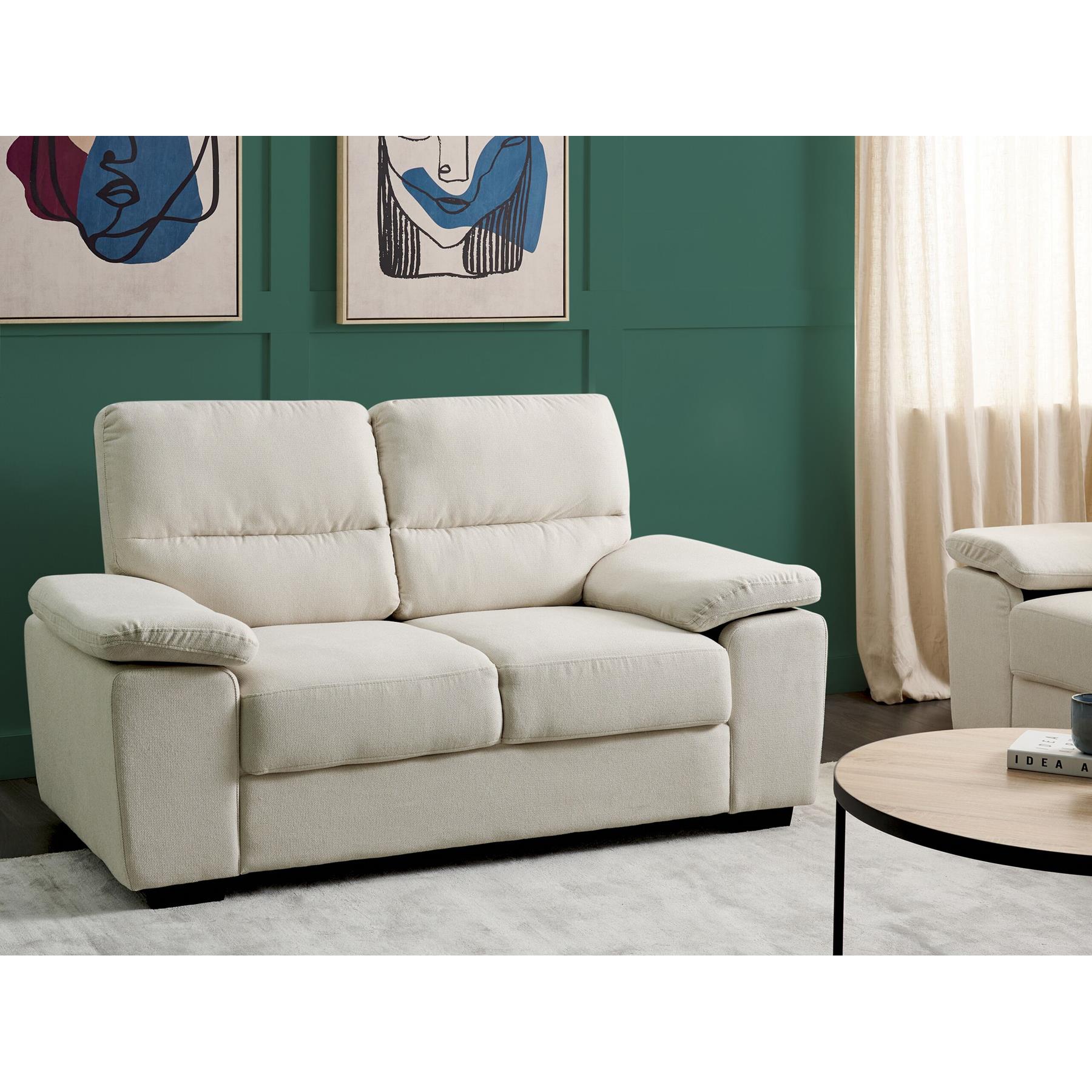Beliani - VOGAR - Tweezitsbank - Lichtbeige - Polyester