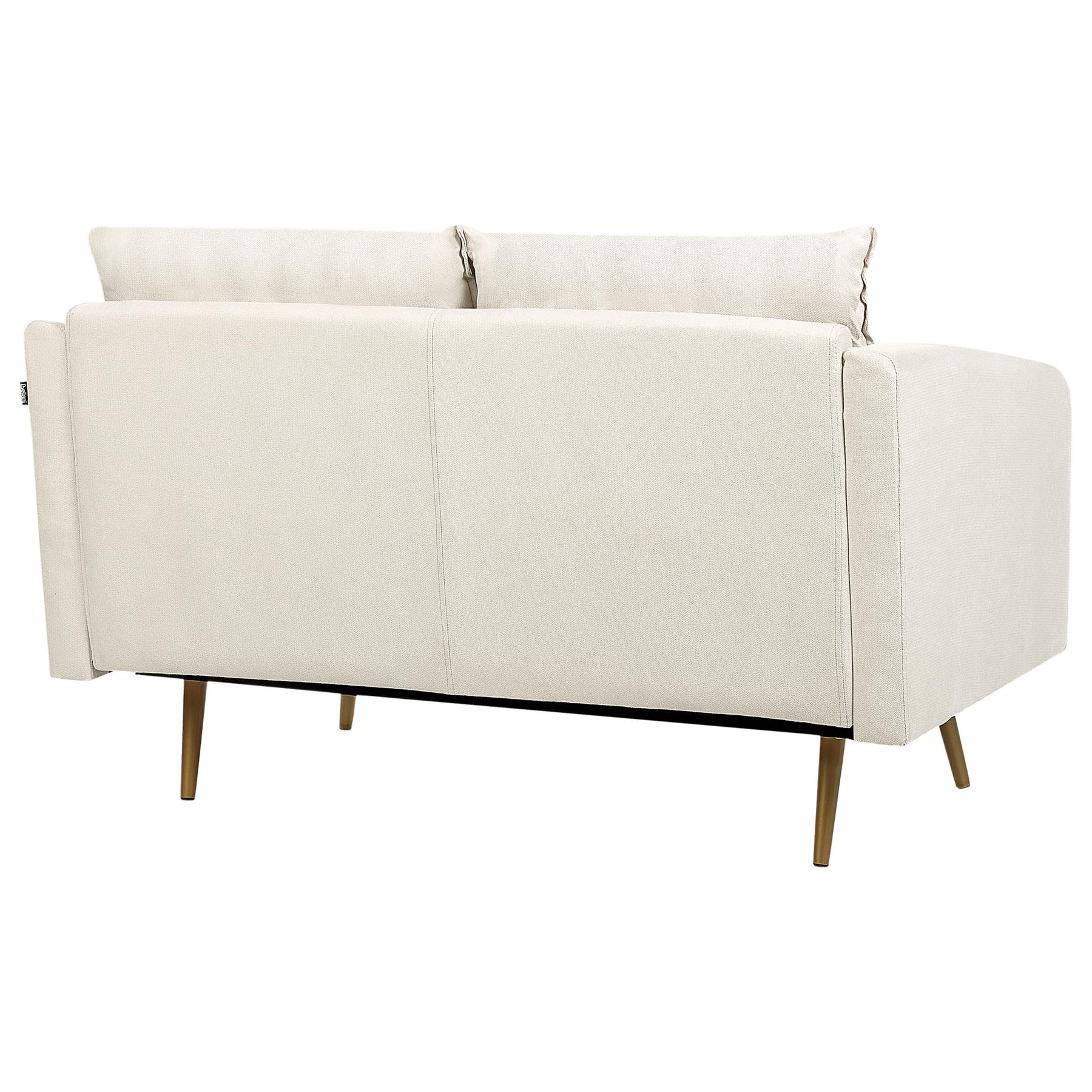 Beliani - MAURA - Tweezitsbank - Lichtbeige - Polyester