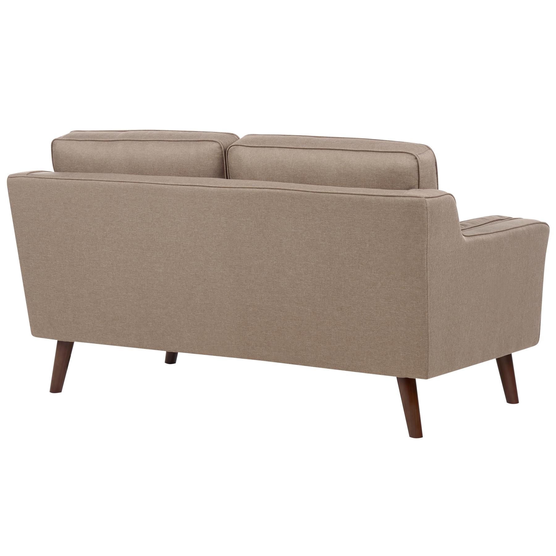 Beliani - LOKKA - Tweezitsbank - Lichtbruin - Polyester