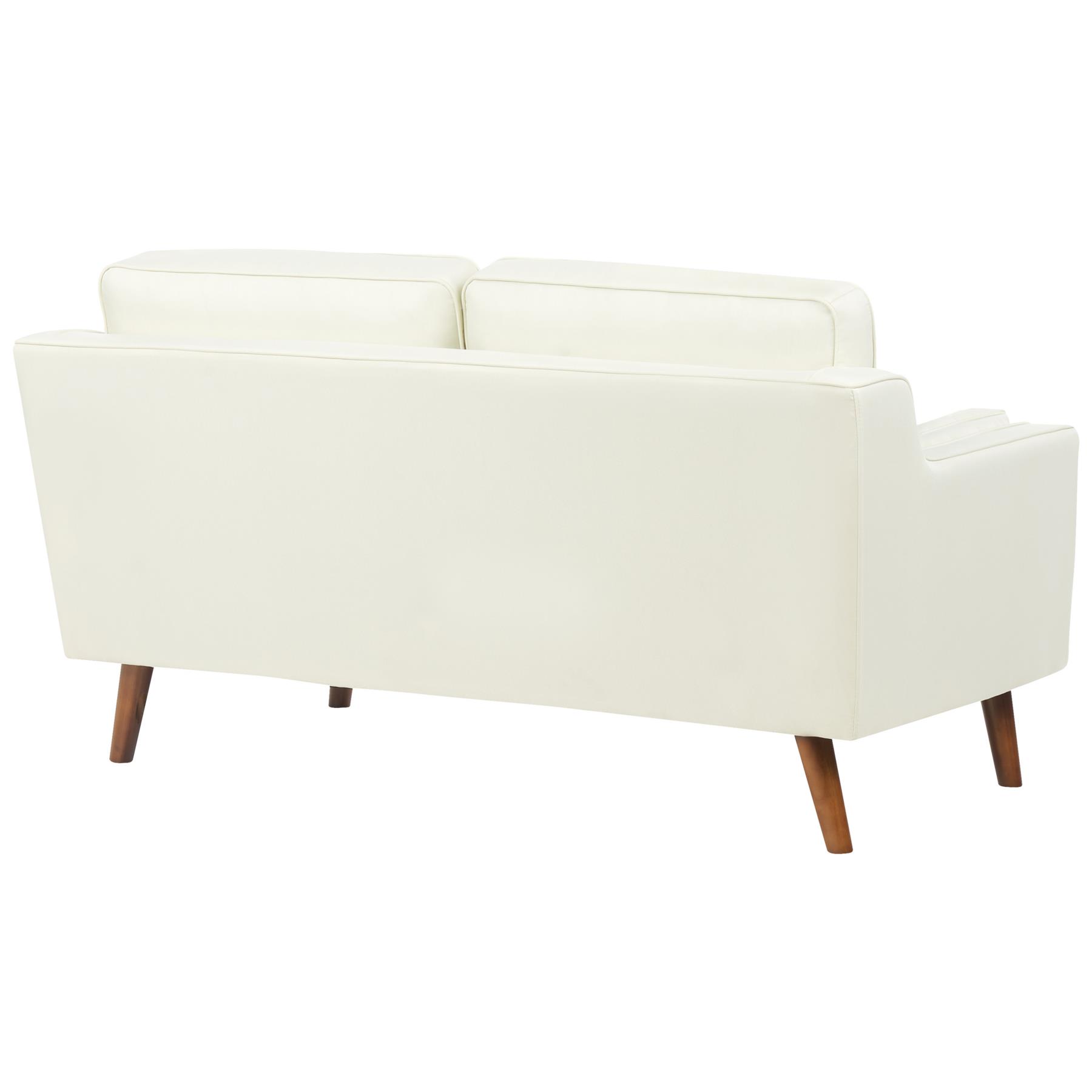 Beliani - LOKKA - Tweezitsbank - Gebroken wit - Polyester