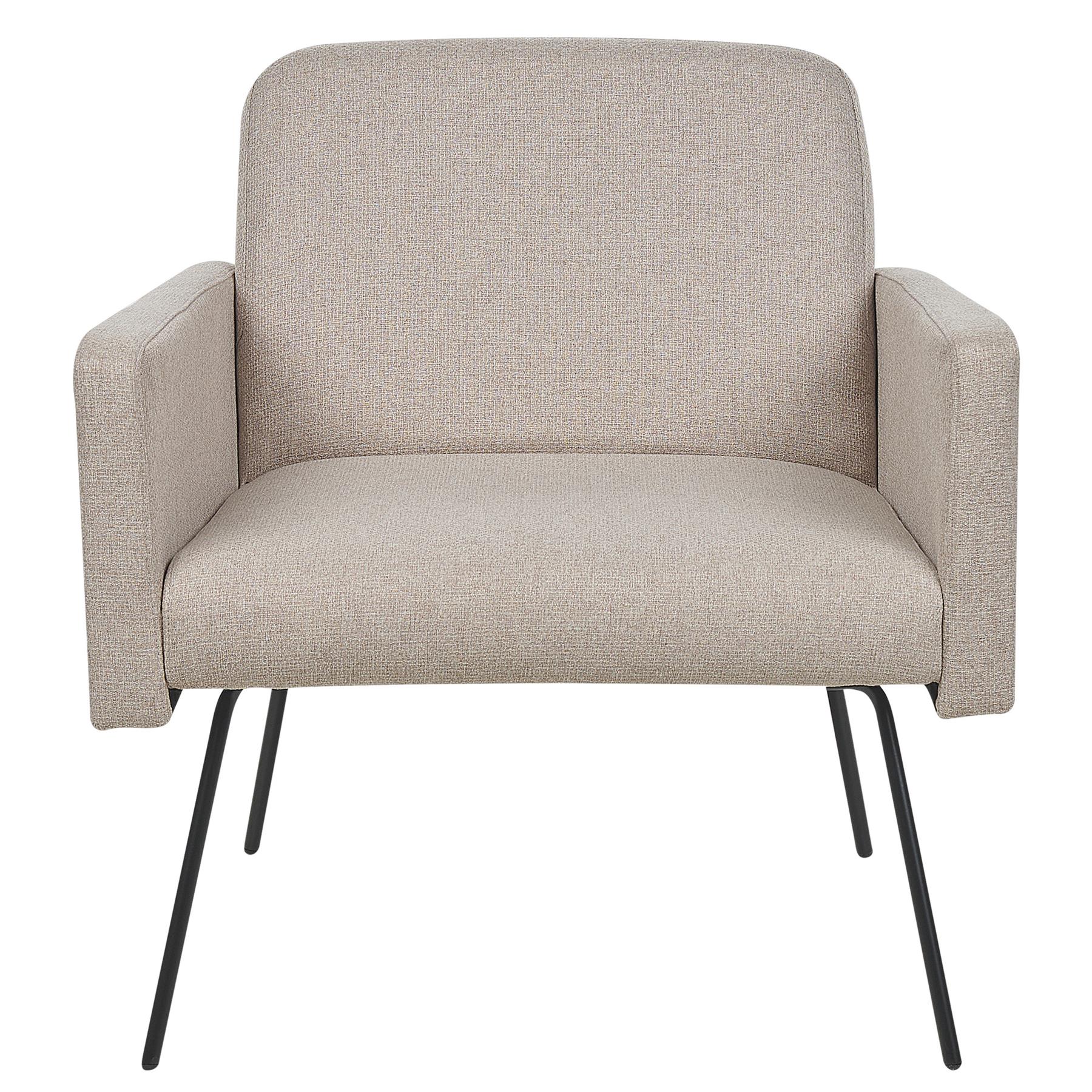 Beliani - NARKEN - Fauteuil - Beige - Polyester