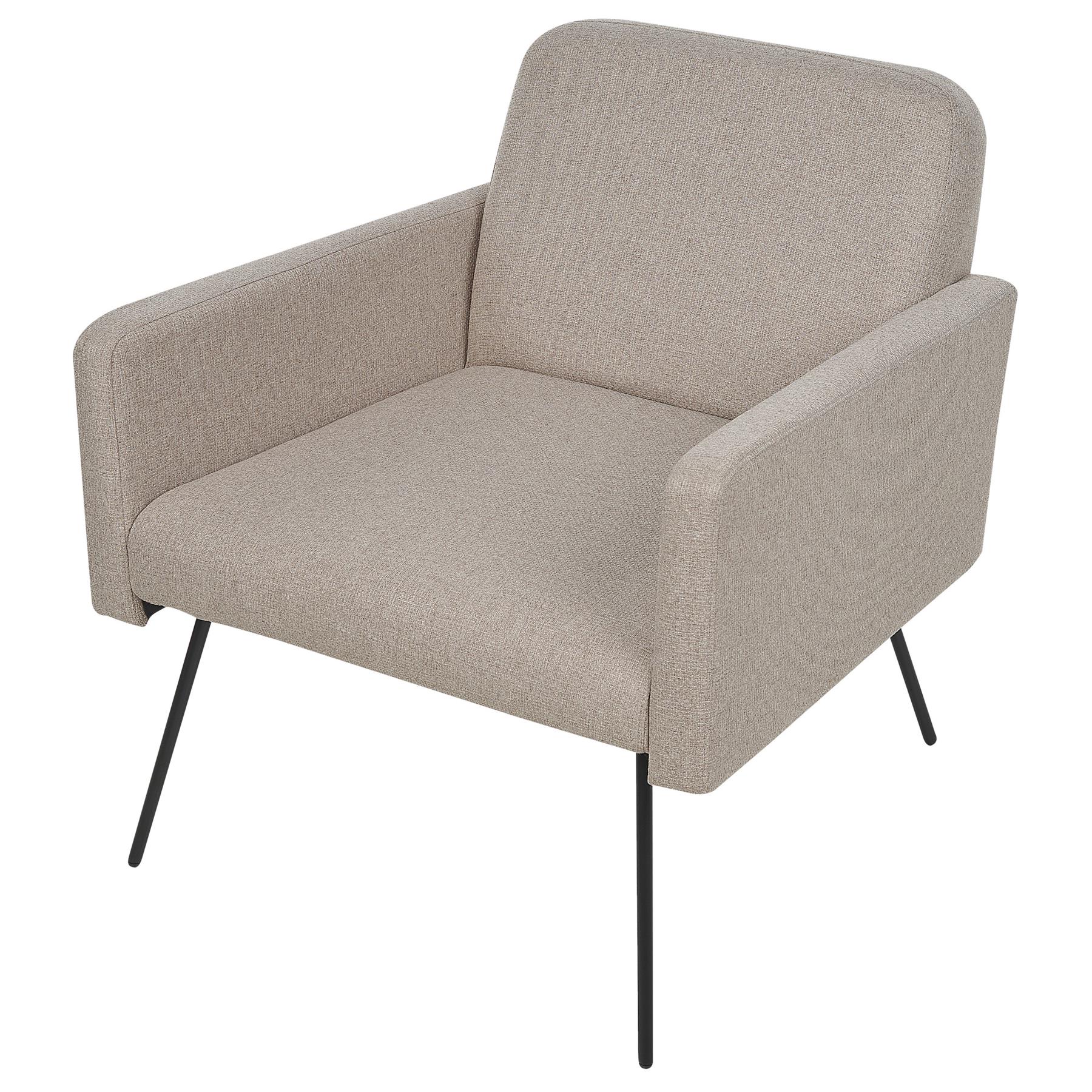 Beliani - NARKEN - Fauteuil - Beige - Polyester