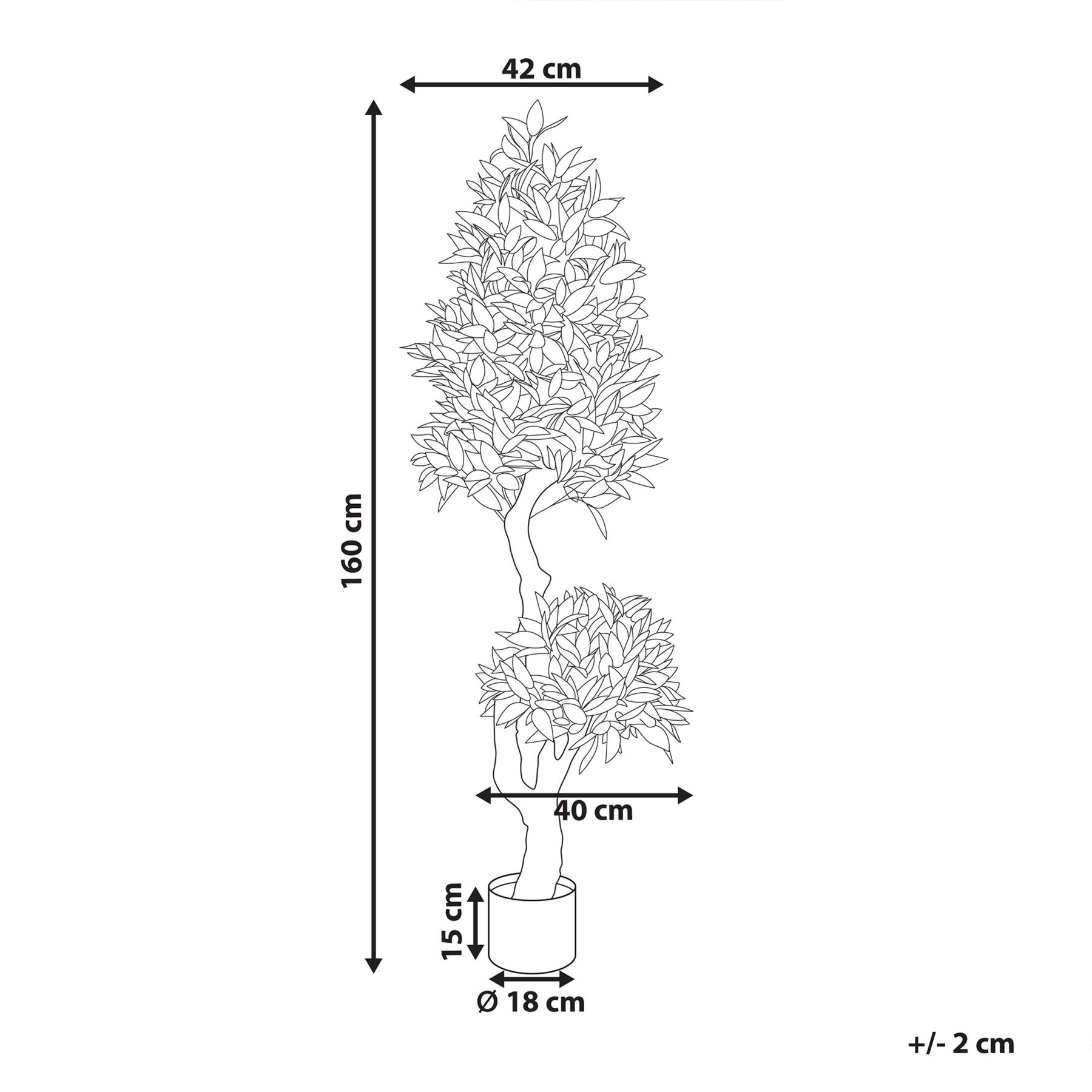 Beliani - LAUREL - Kunstplant - Groen - 160 cm - Synthetisch