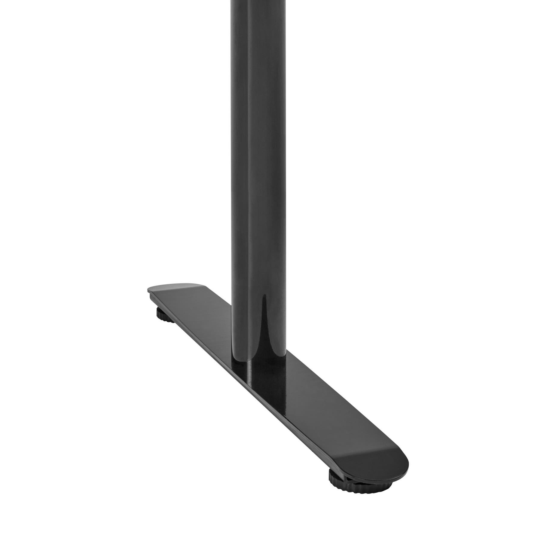Beliani-DESTINAS-Elektrisch bureau-Wit|Zwart-120 cm-Spaanplaat