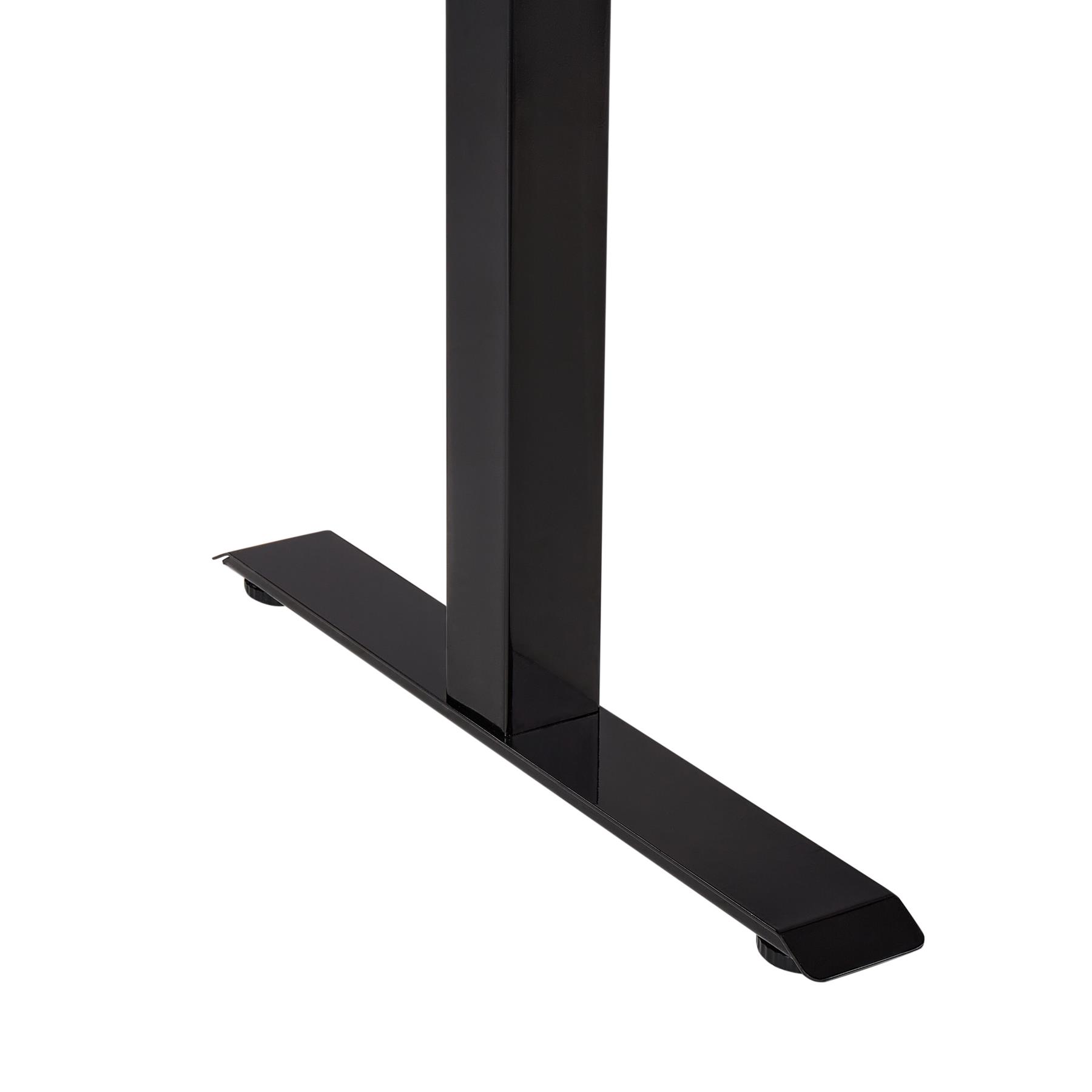 Beliani-DESTINES-Elektrisch Verstelbaar bureau-Grijs|Zwart- 180 cm-MDF