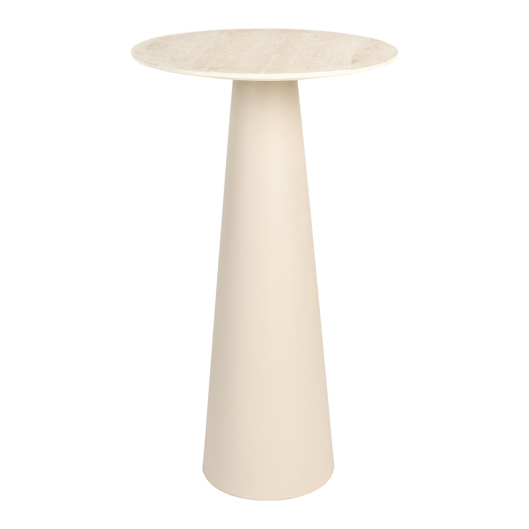 by fonQ Bliss Bijzettafel Beige - H 70 cm 