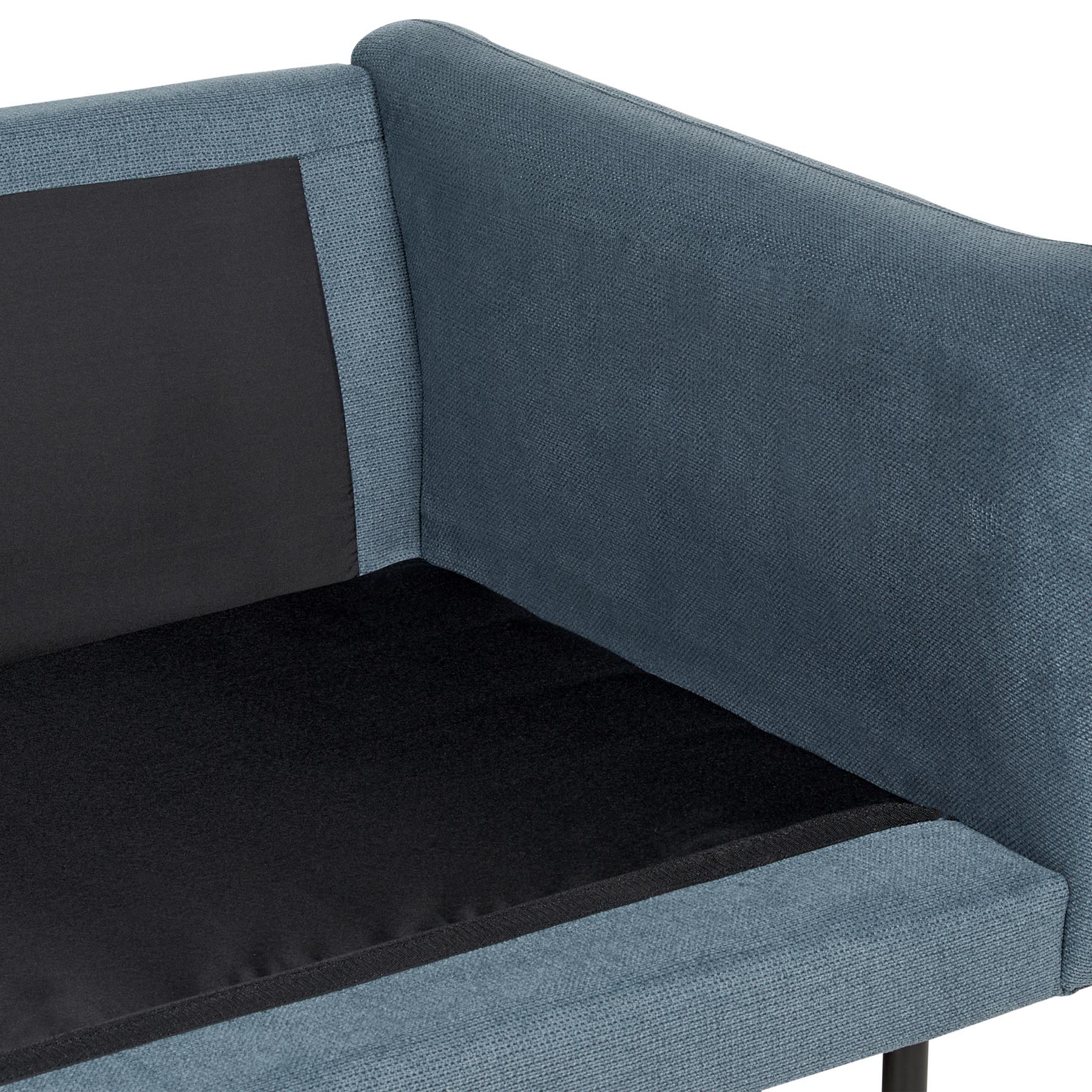 Beliani - VINTERBRO - Hoekbank - Blauw - Rechtszijdig - Polyester