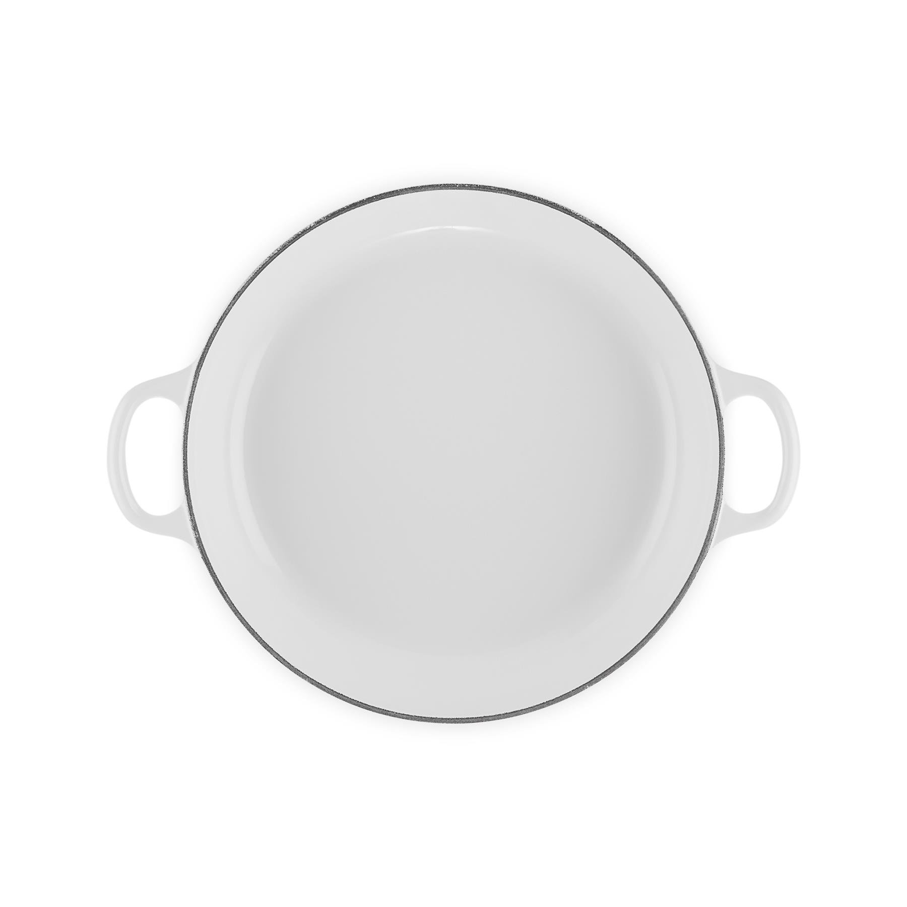Le Creuset Campagnard Braad/Stoofpan Ø 26 cm - Bloesem - Wit