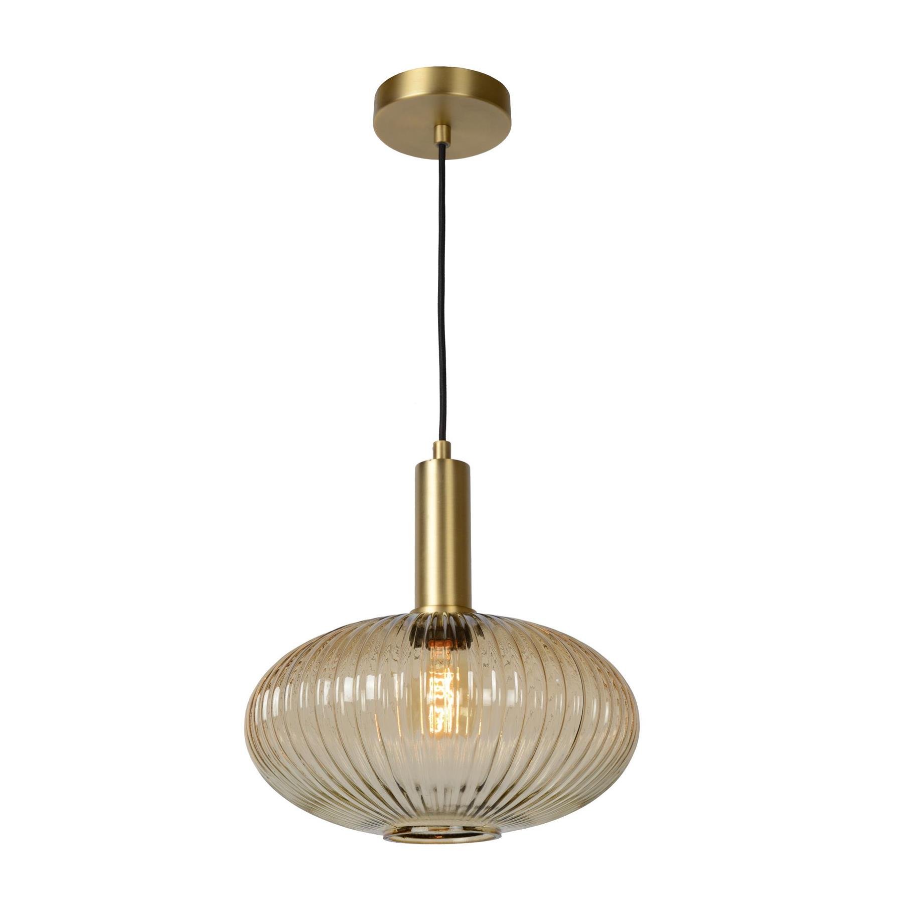 Lucide Maloto Hanglamp Ovaal - Amber