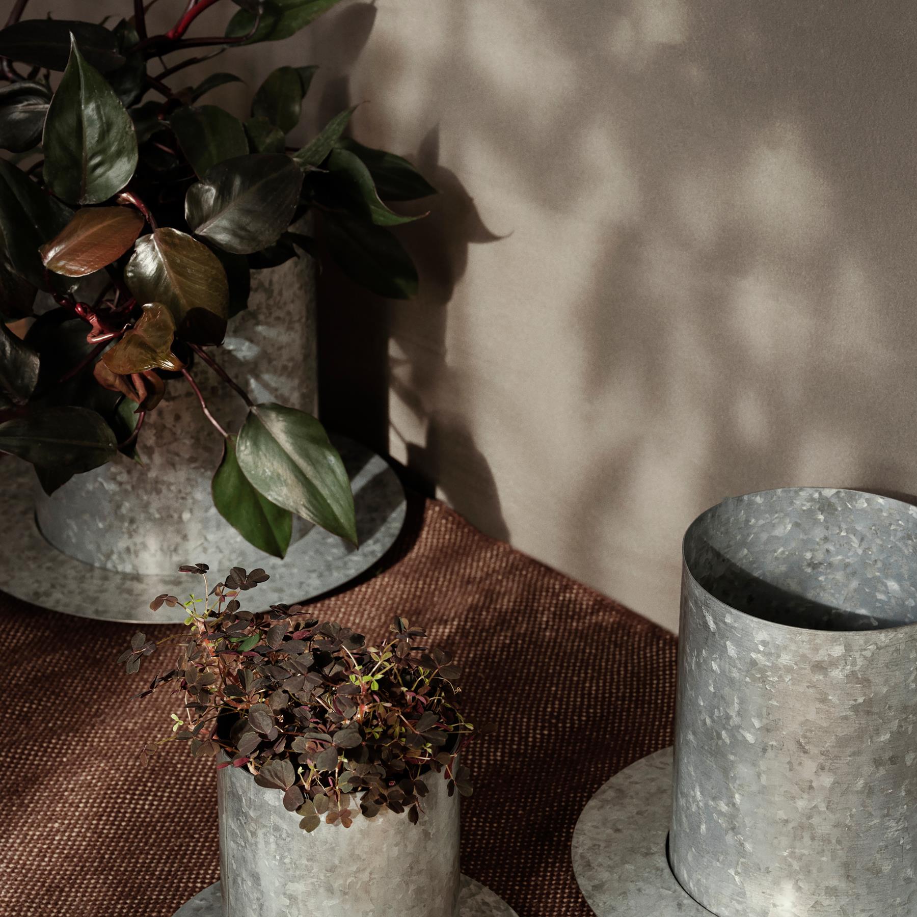 ferm LIVING Auran Bloempot - Gegalvaniseerd IJzer