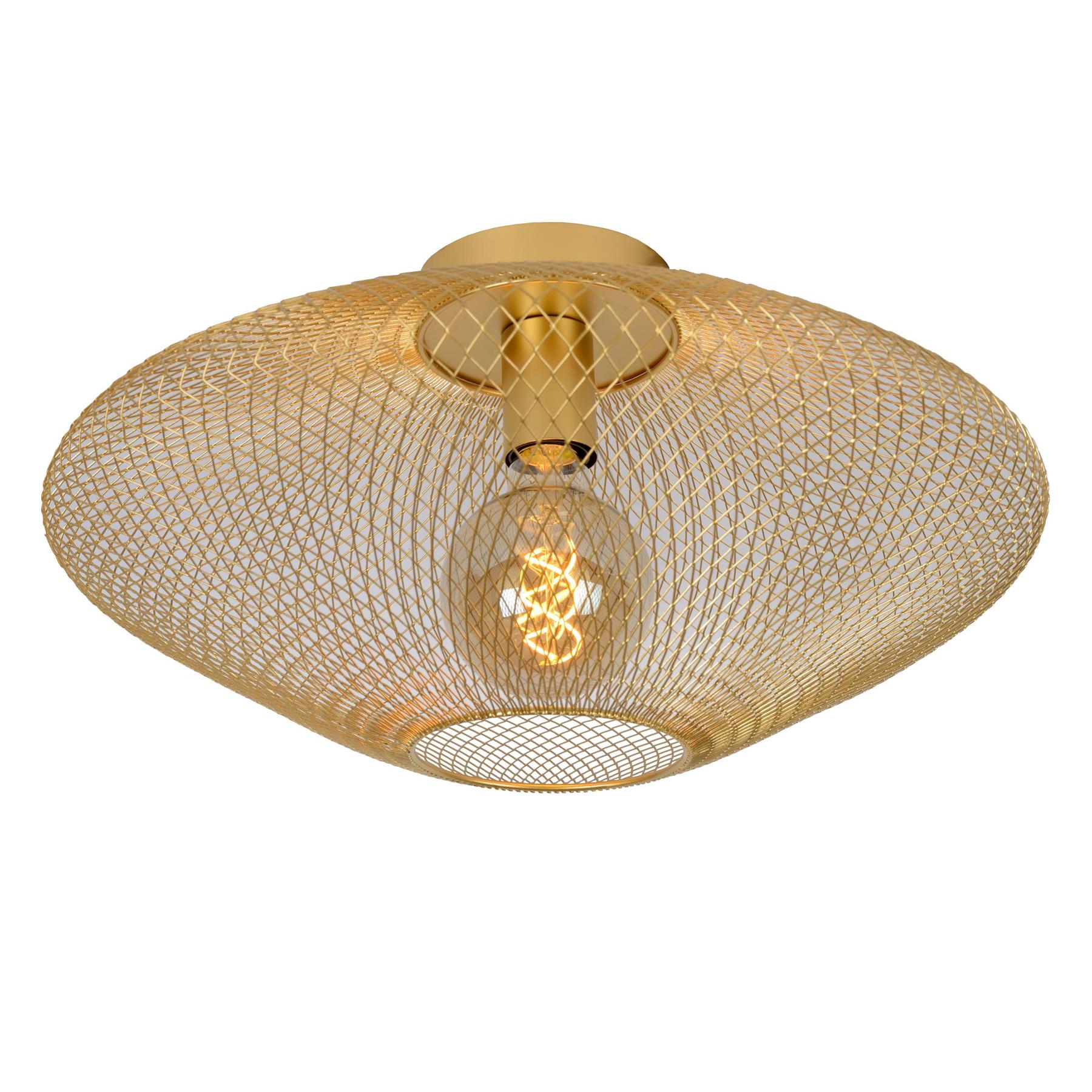 Lucide MESH Plafonnière - Mat Goud | Messing