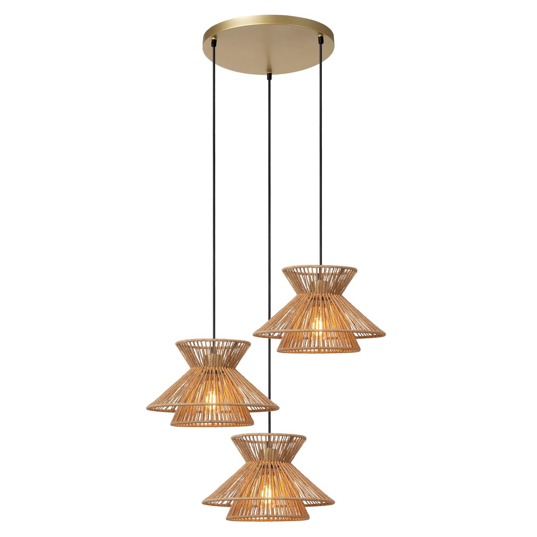 Lucide TASMAN Hanglamp - Naturel