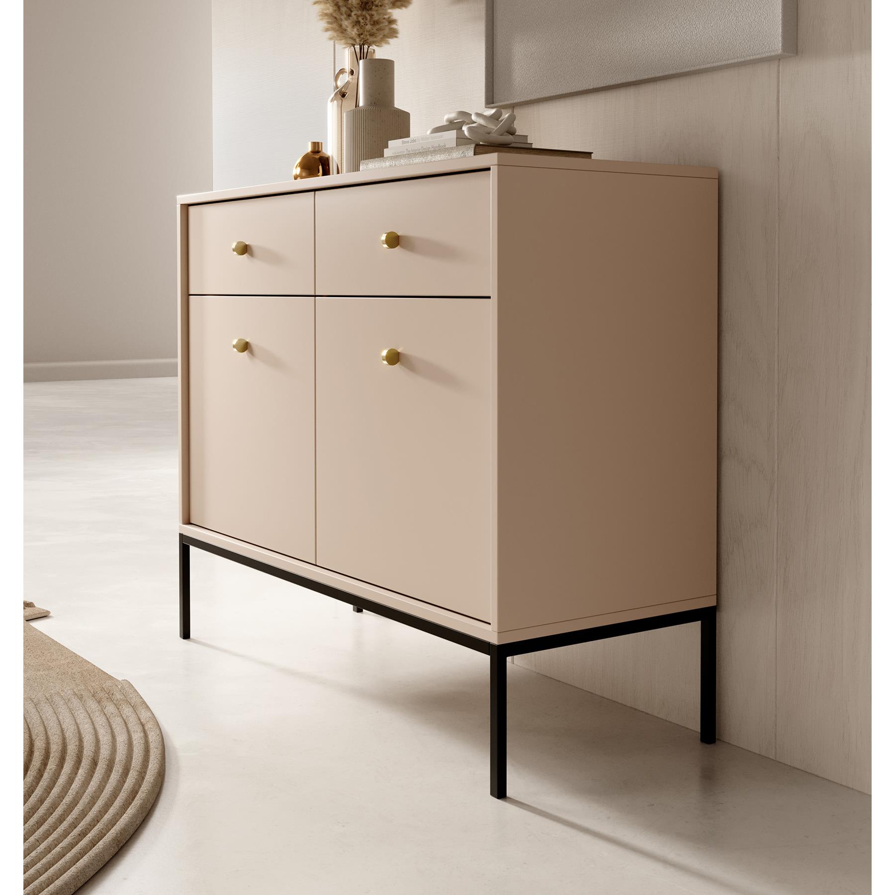 Meubella Dressoir Moreno - Beige - 104 cm
