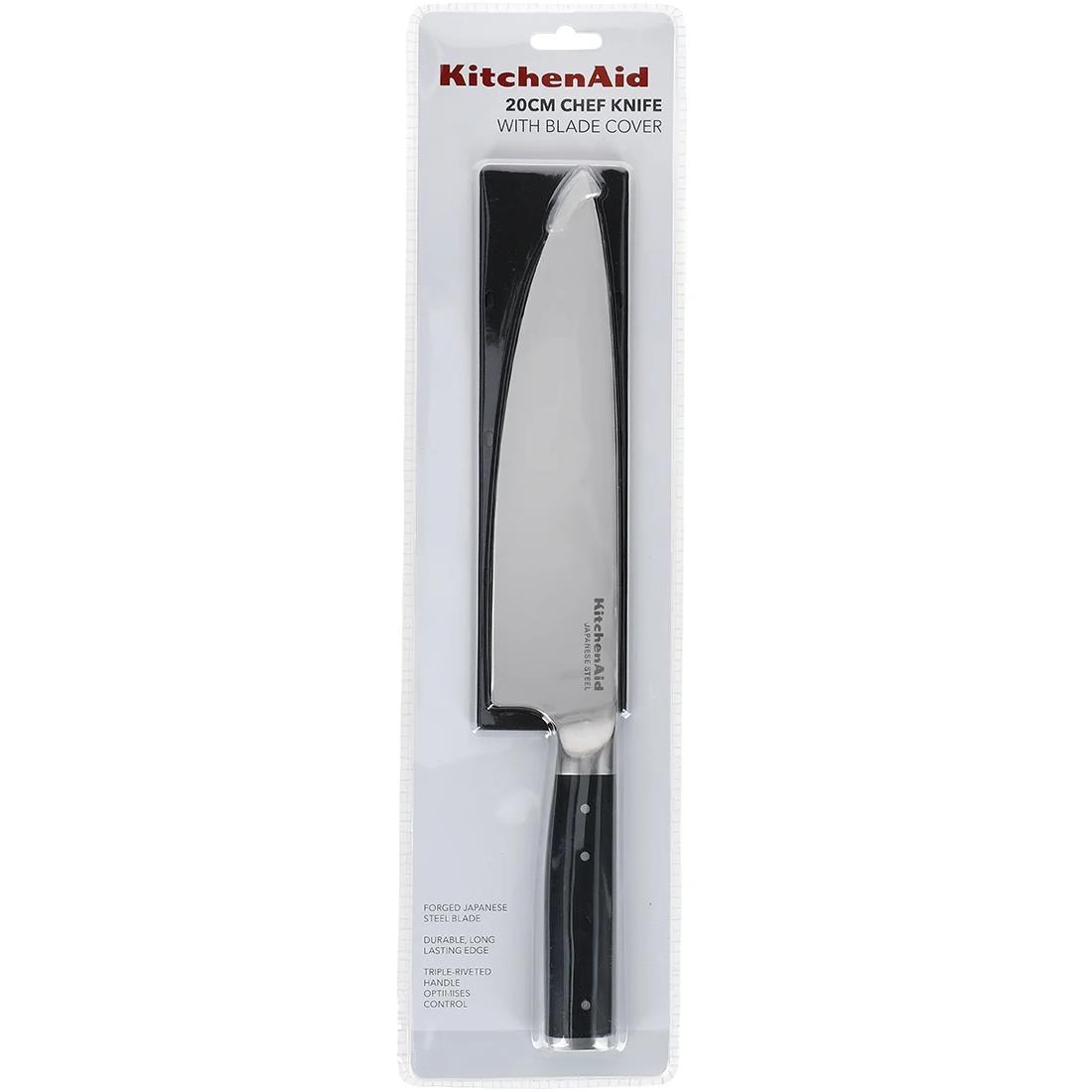 Koksmes 20cm, Hoogwaardig Japans Koolstofstaal - Incl Hoes - KitchenAi