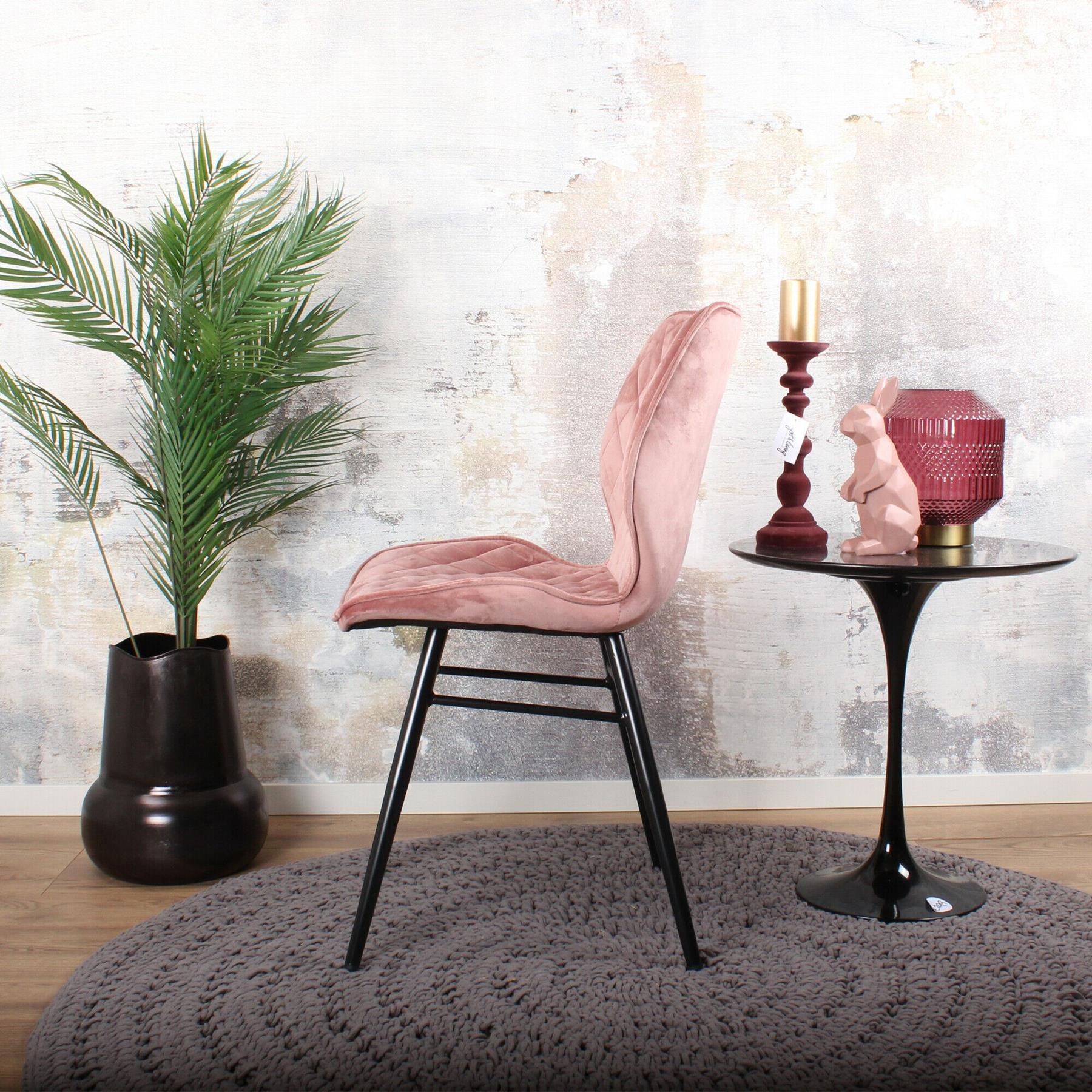 DS4U Ruby eetkamerstoel 2.0 velvet roze