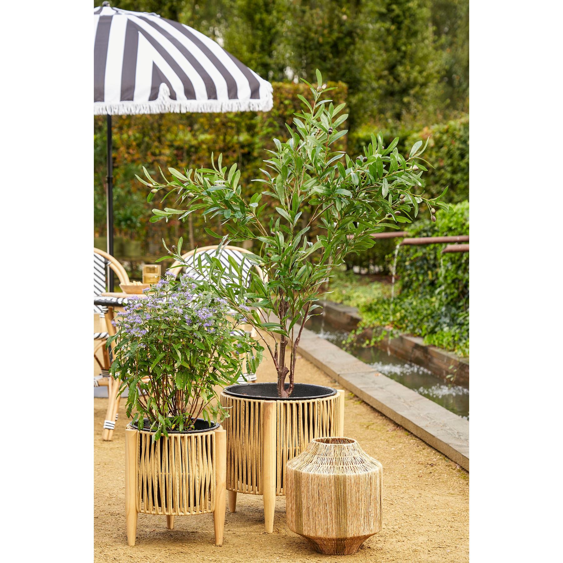 In The Mood Collection Osborn Parasol - H238 x Ø220 cm - Zwart