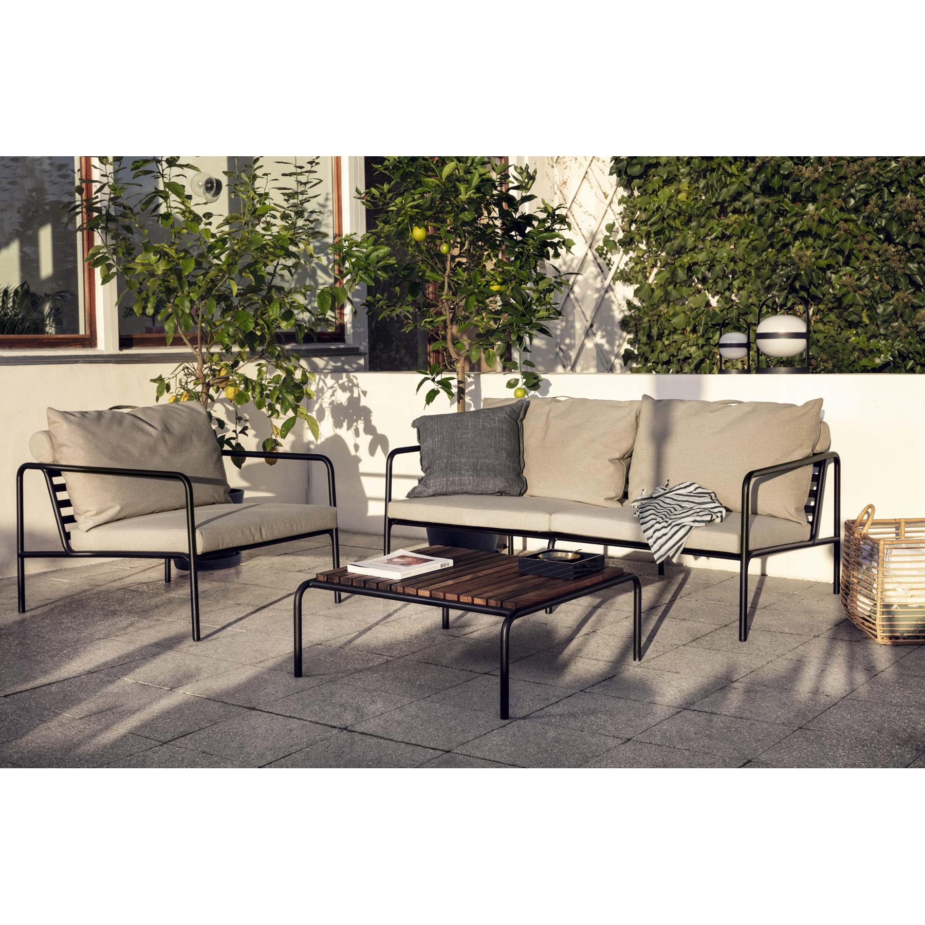 Houe Avon salontafel thermo ash frame wit