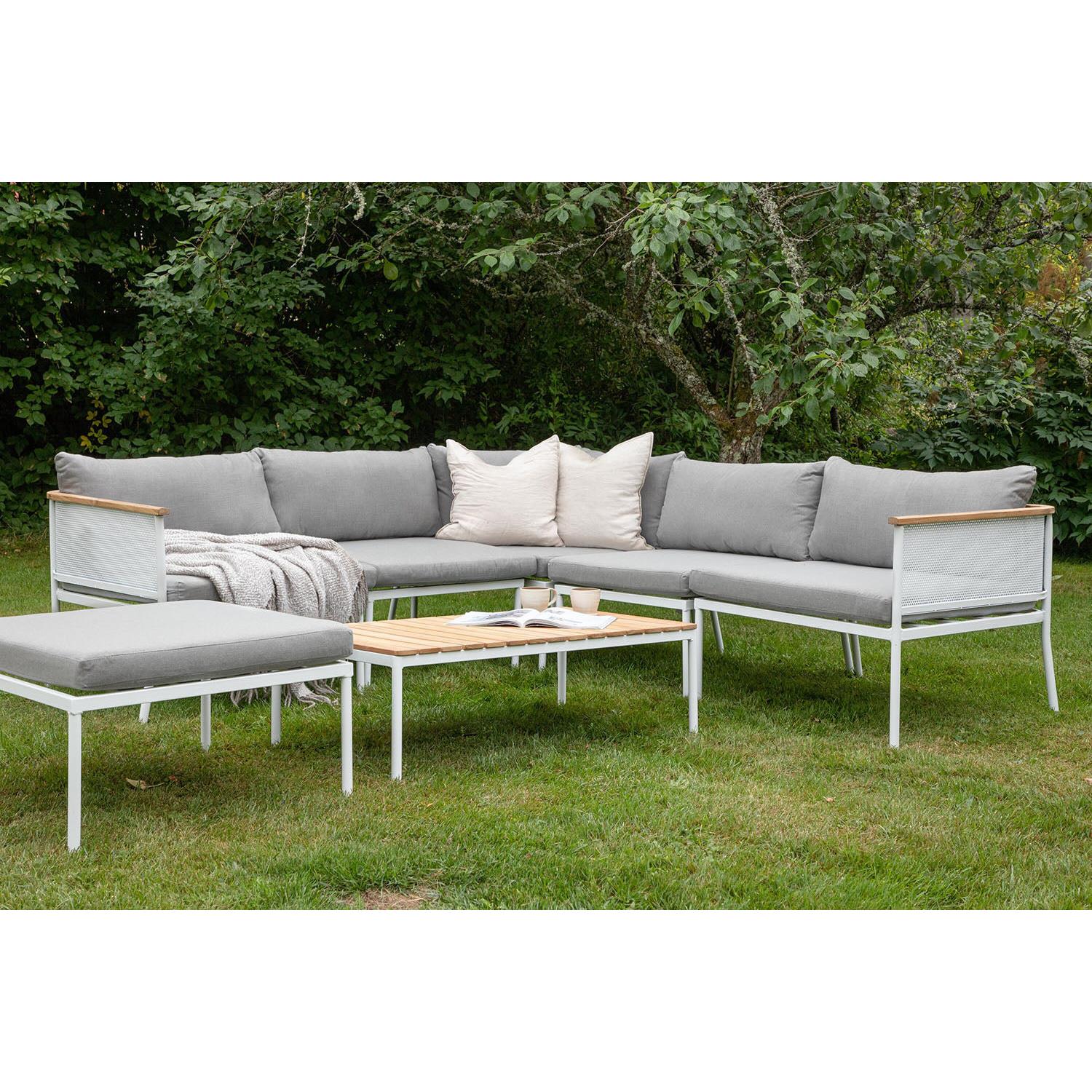 Rebellenclub Bora Hoekloungeset - Wit