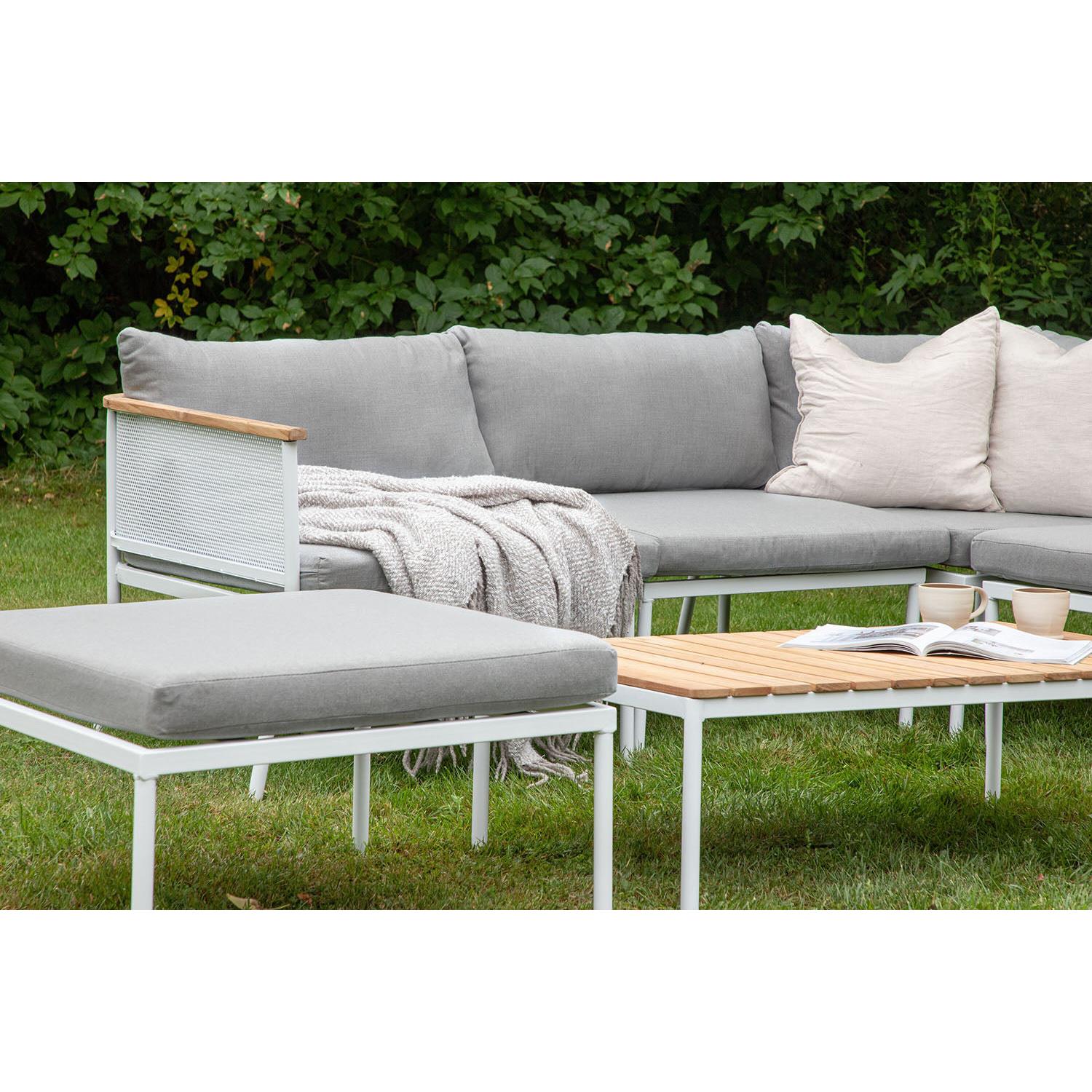 Rebellenclub Bora Hoekloungeset - Wit