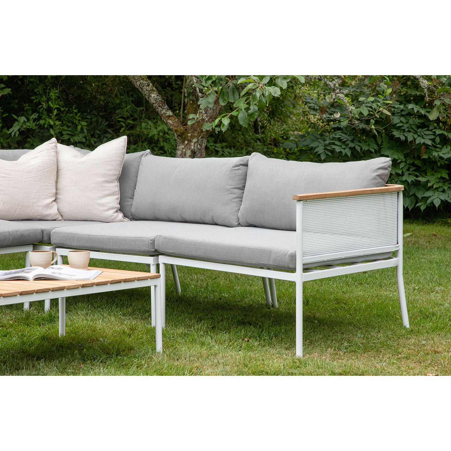 Rebellenclub Bora Hoekloungeset - Wit