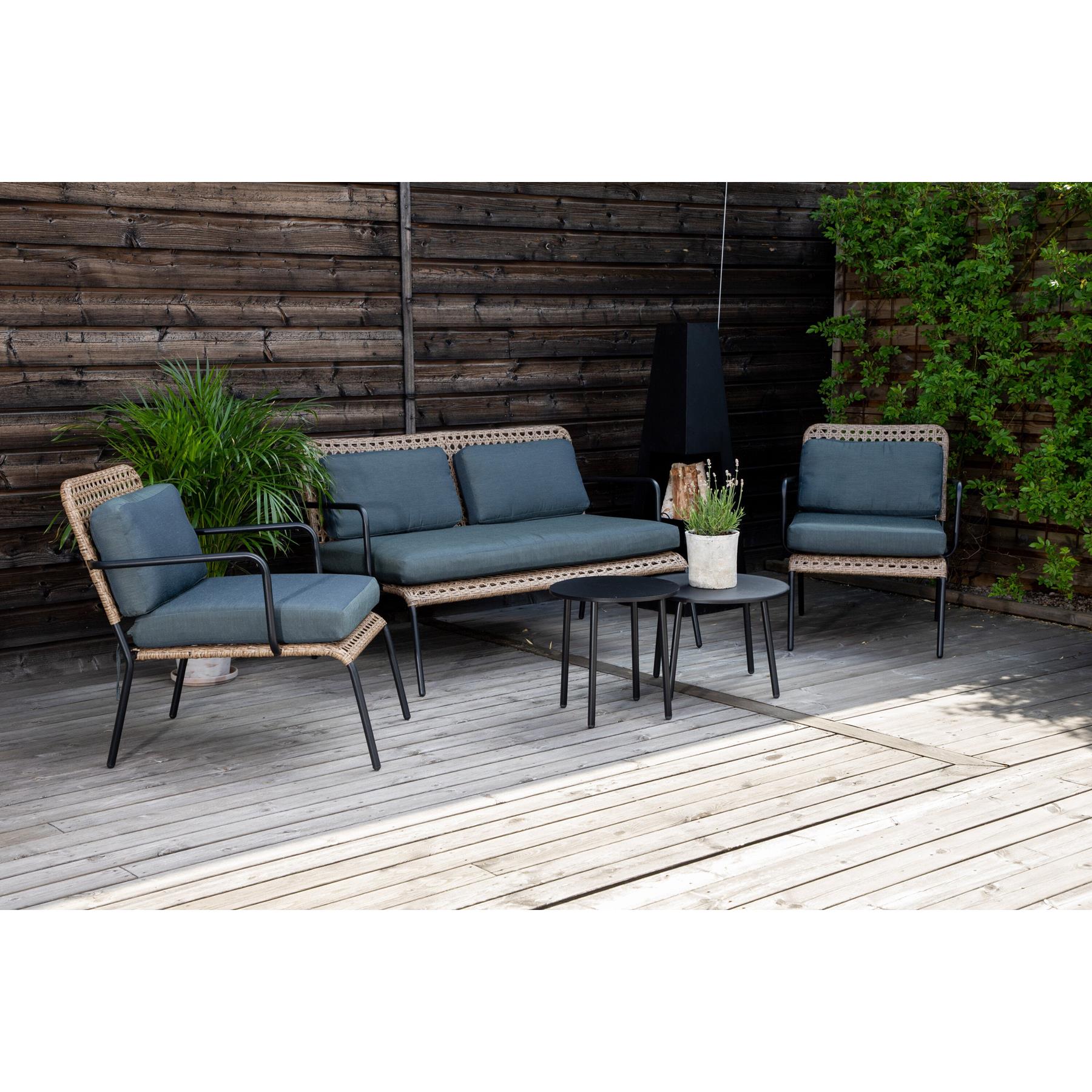 Rebellenclub Clove Loungeset - Naturel Rattan