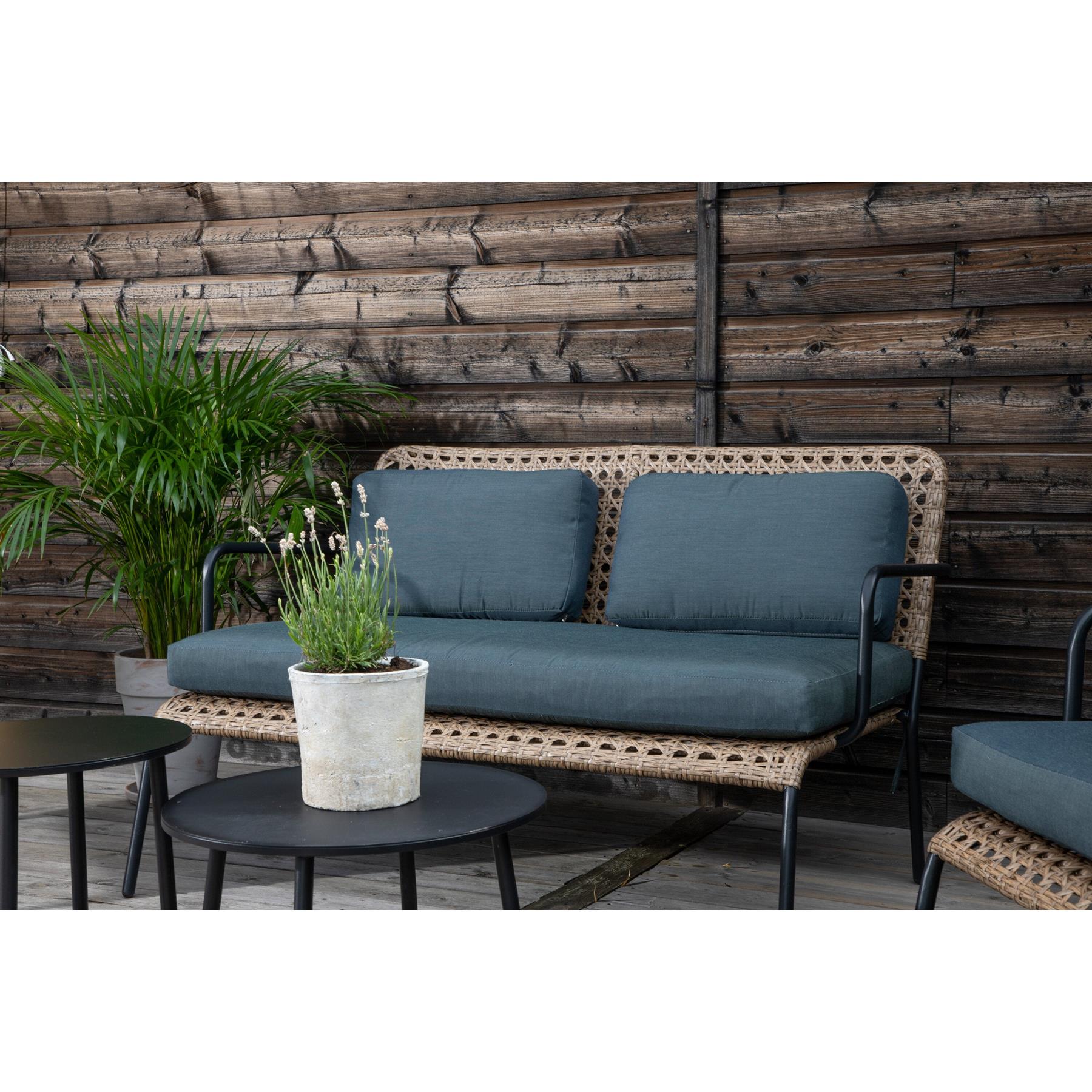 Rebellenclub Clove Loungeset - Naturel Rattan