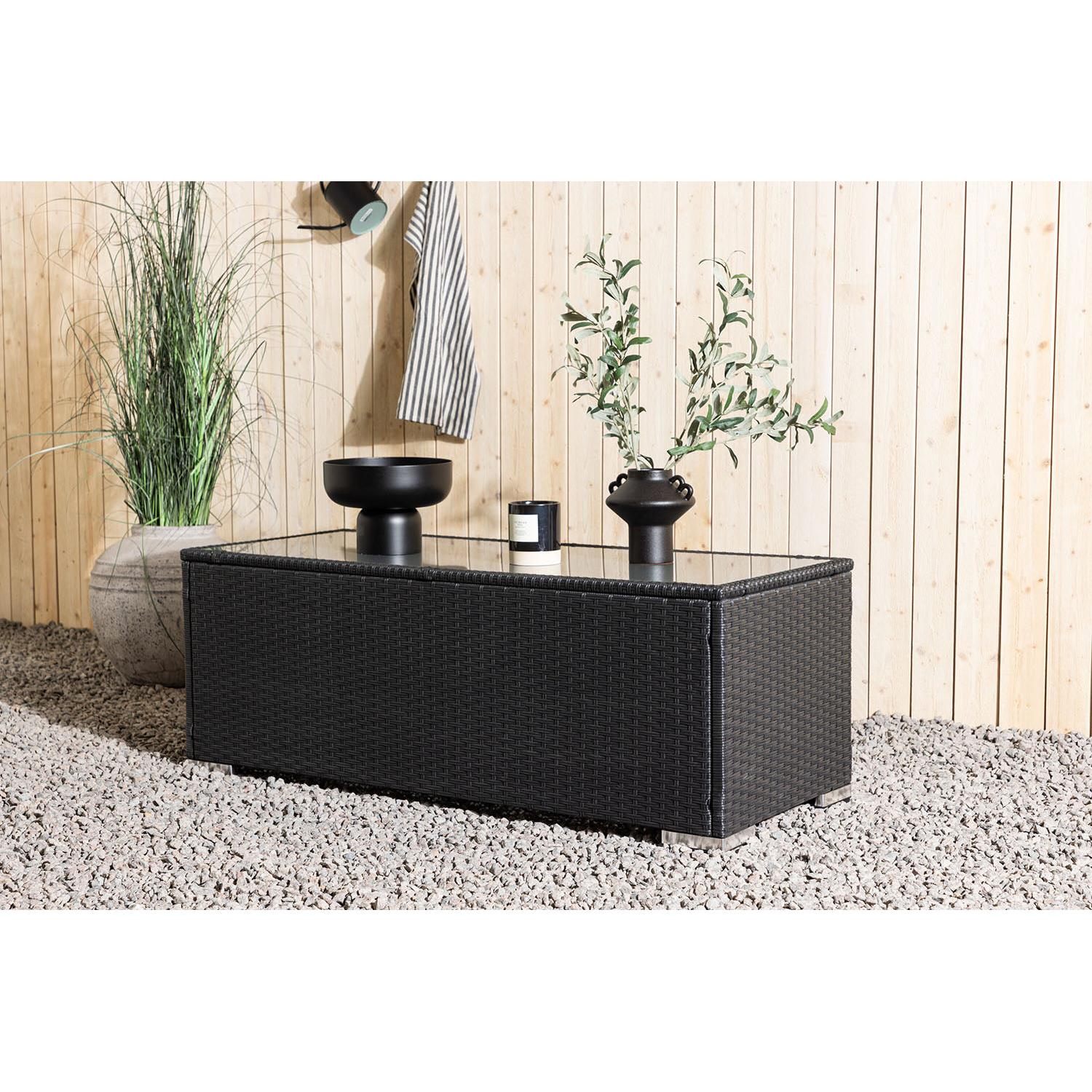 Rebellenclub Haven Buiten Salontafel - 120 x 50cm - Zwart