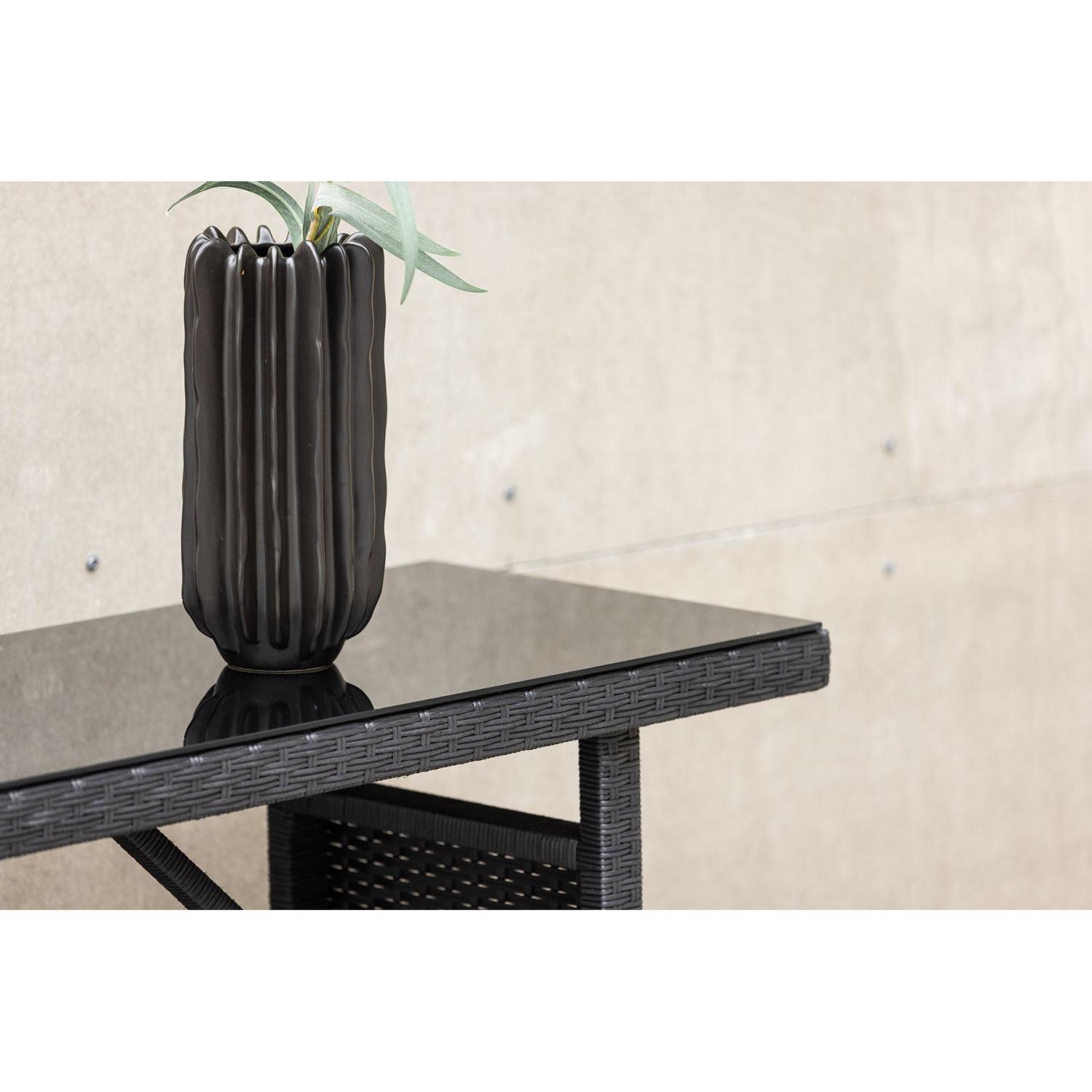 Rebellenclub Brisko Buiten Bijzettafel - 120 x 40cm - Zwart