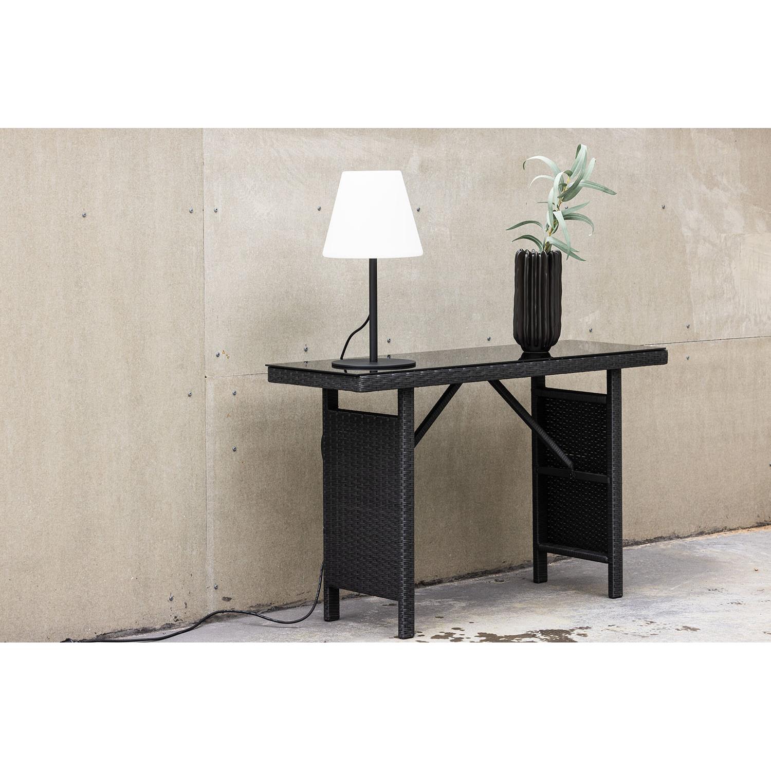 Rebellenclub Brisko Buiten Bijzettafel - 120 x 40cm - Zwart