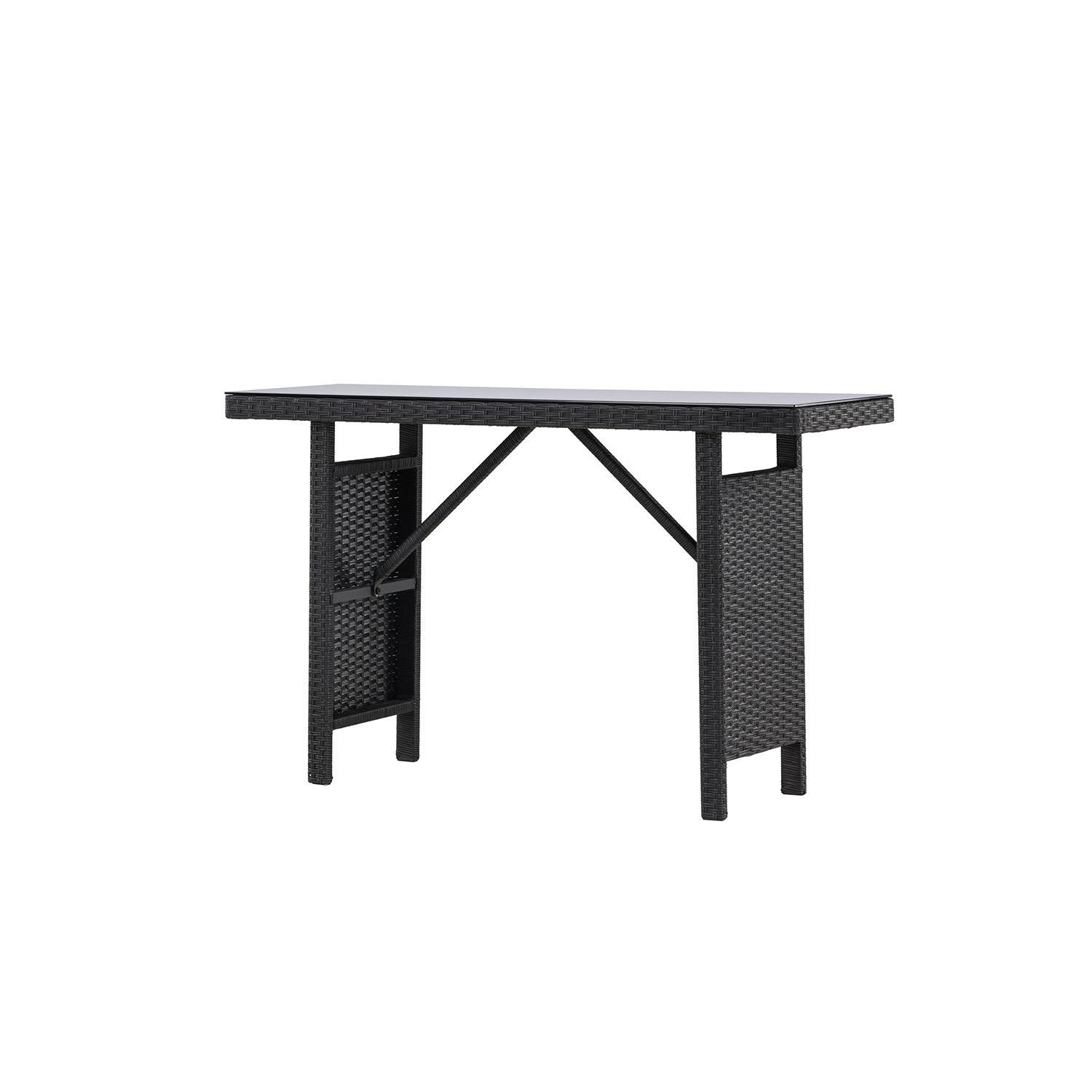 Rebellenclub Brisko Buiten Bijzettafel - 120 x 40cm - Zwart