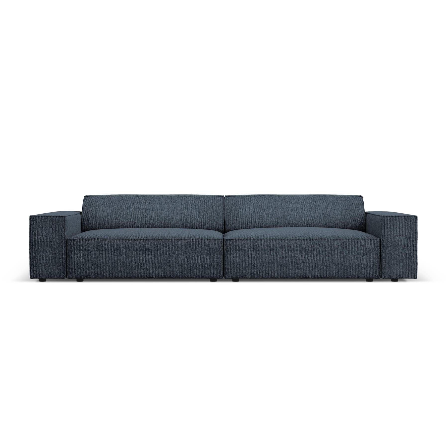 Micadoni Jodie 4-zitsbank - Chenille - Donkerblauw