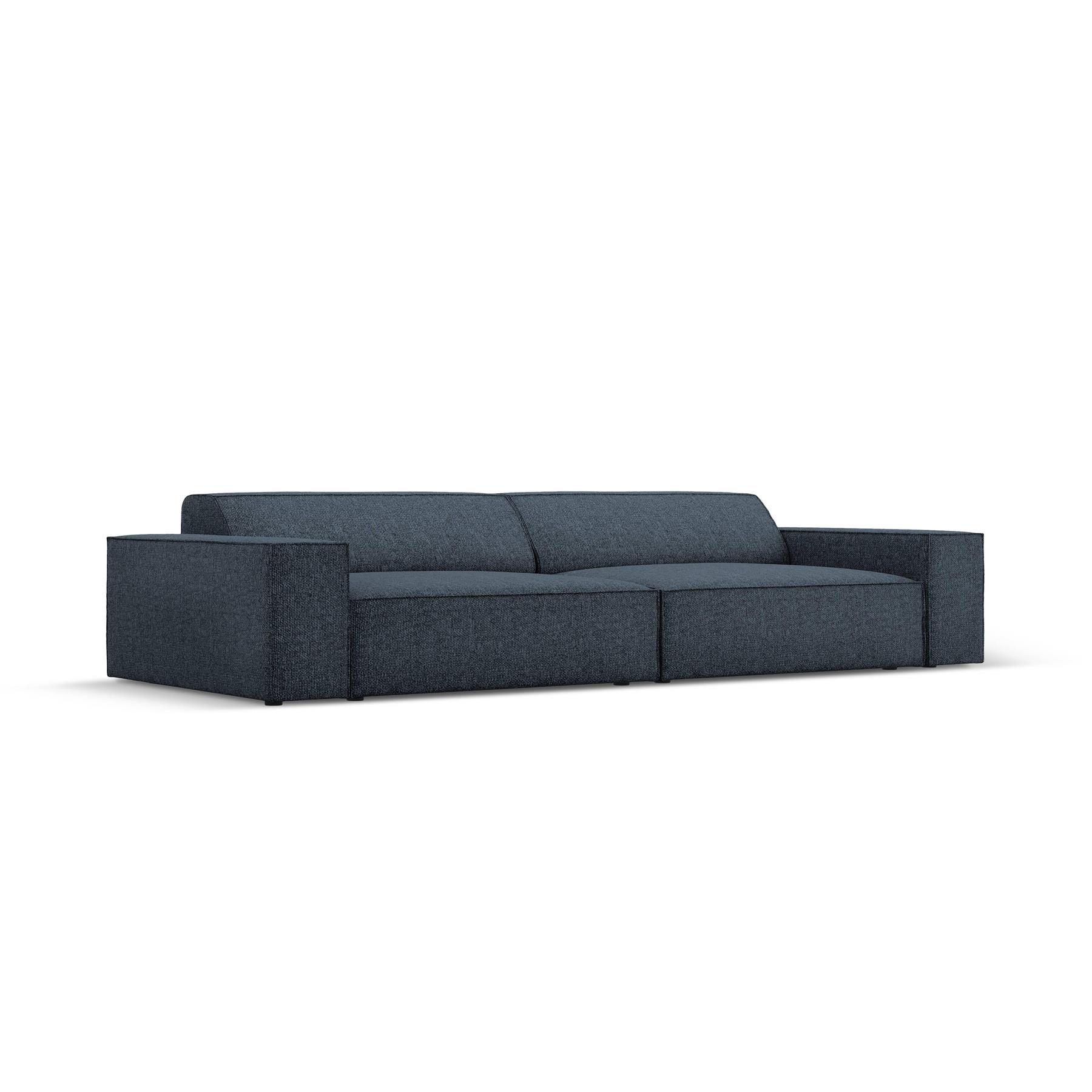 Micadoni Jodie 4-zitsbank - Chenille - Donkerblauw